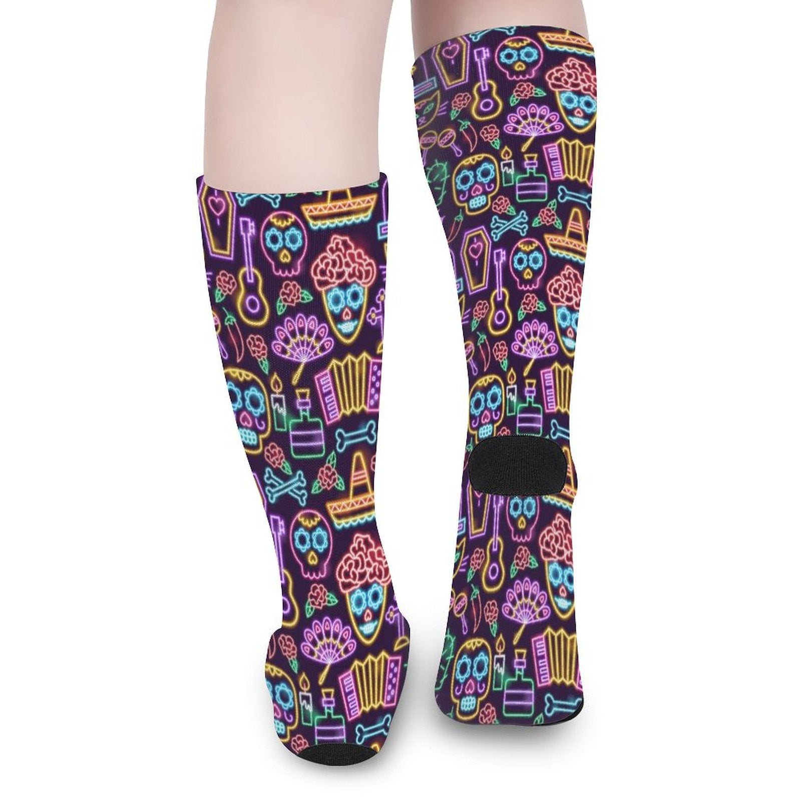 Joker Neon Prined socks Gifts for Men Women