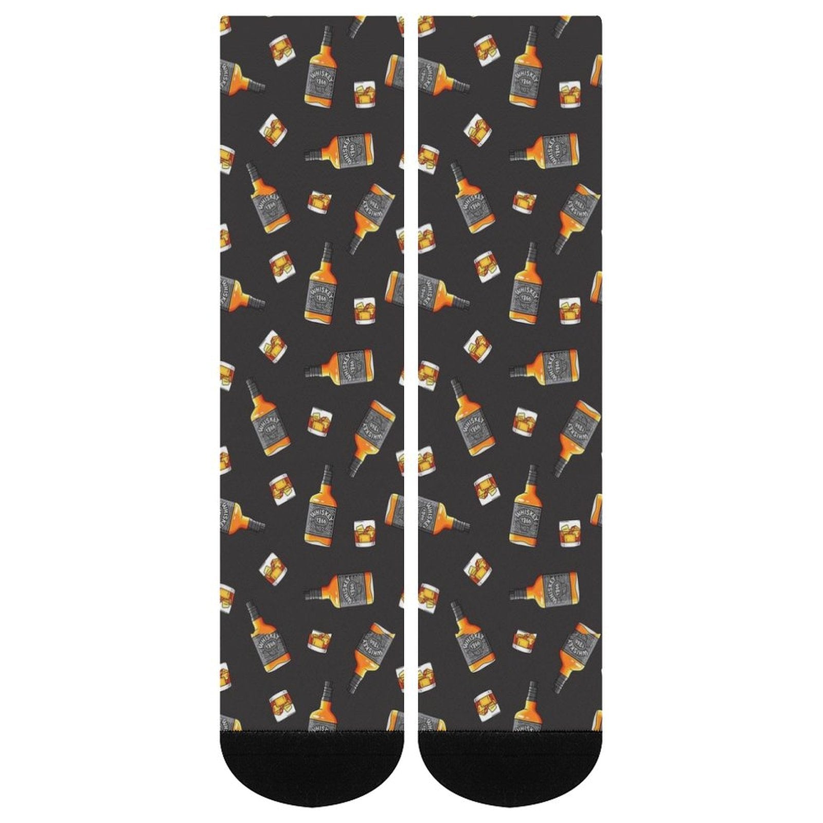 Whiskey 1866 Prined socks Gifts for Men Women