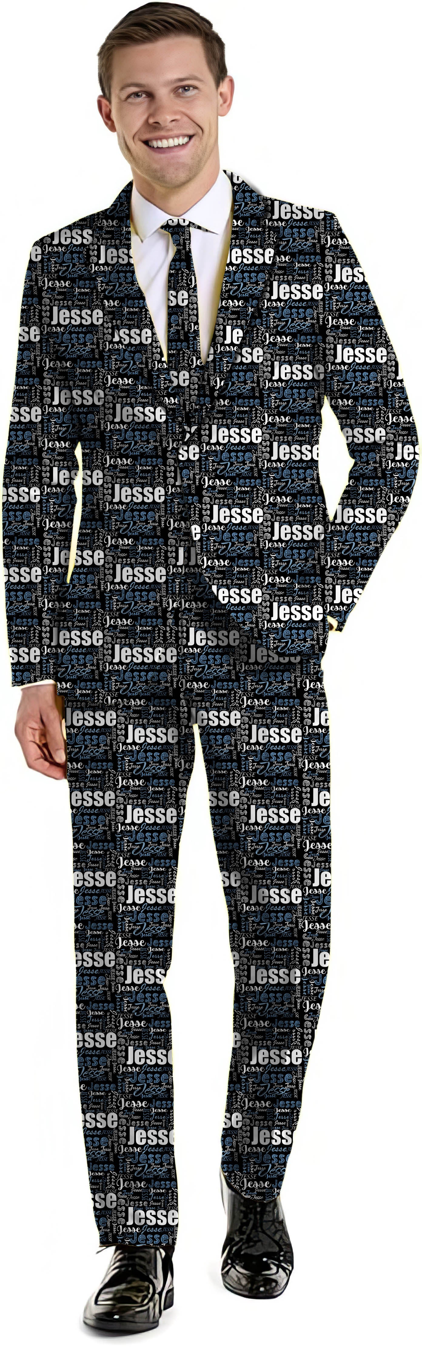 Custom name black Men's Party Costumes-Theme Party 2 or 3pcs Suit set-Blazer Pants & Vest