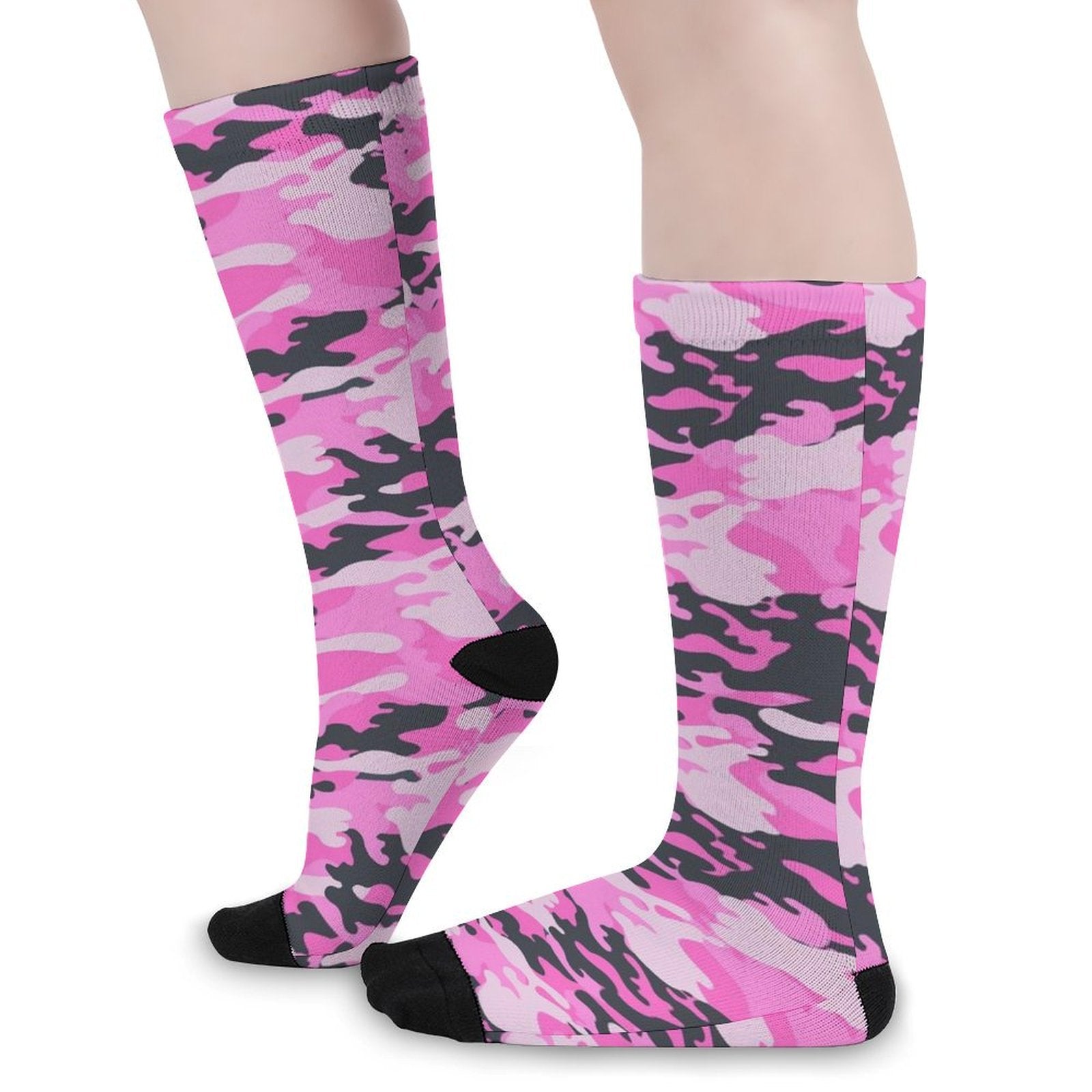 Pink Camo Prined socks Gifts for Men Women