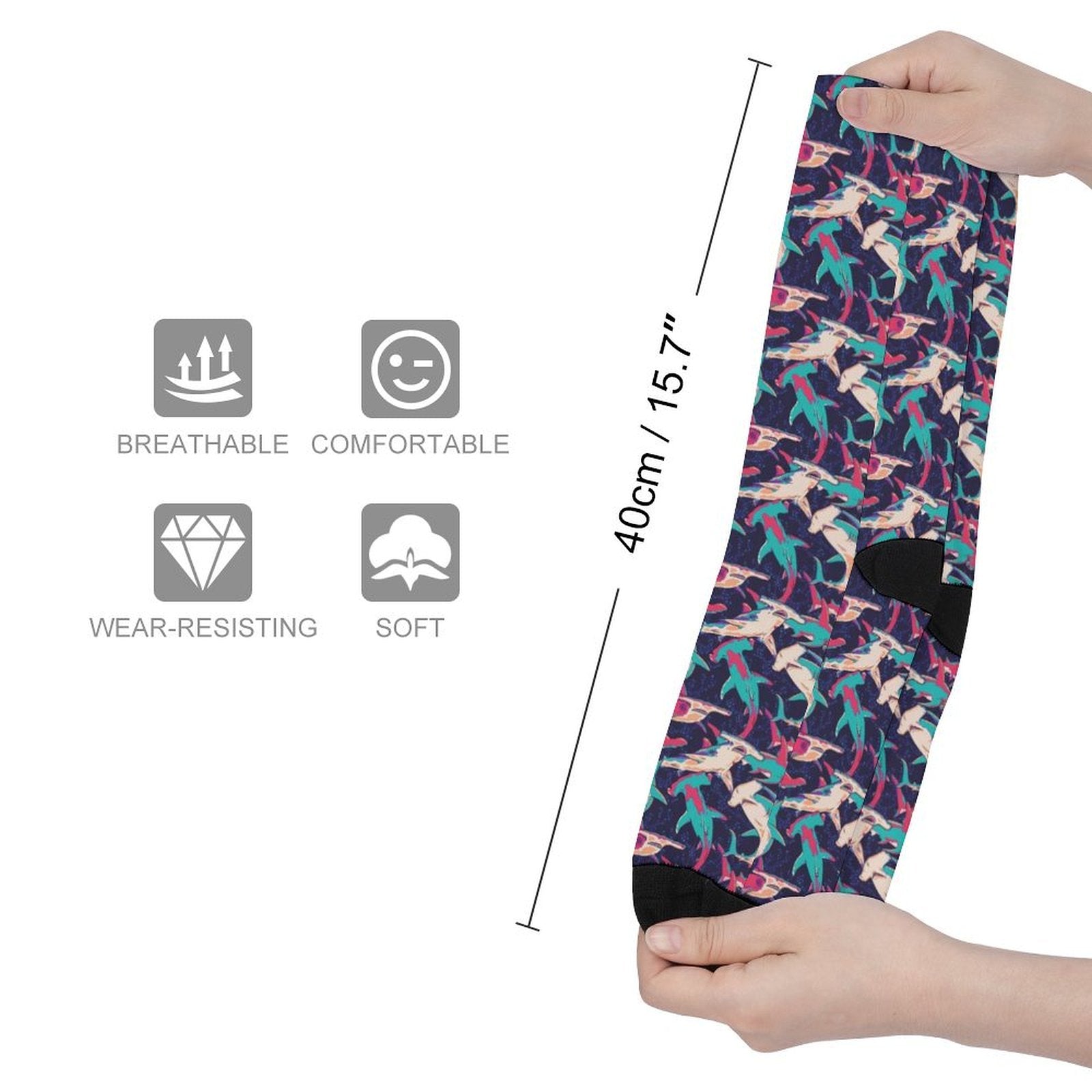 Hammer Time Prined socks Gifts for Men Women