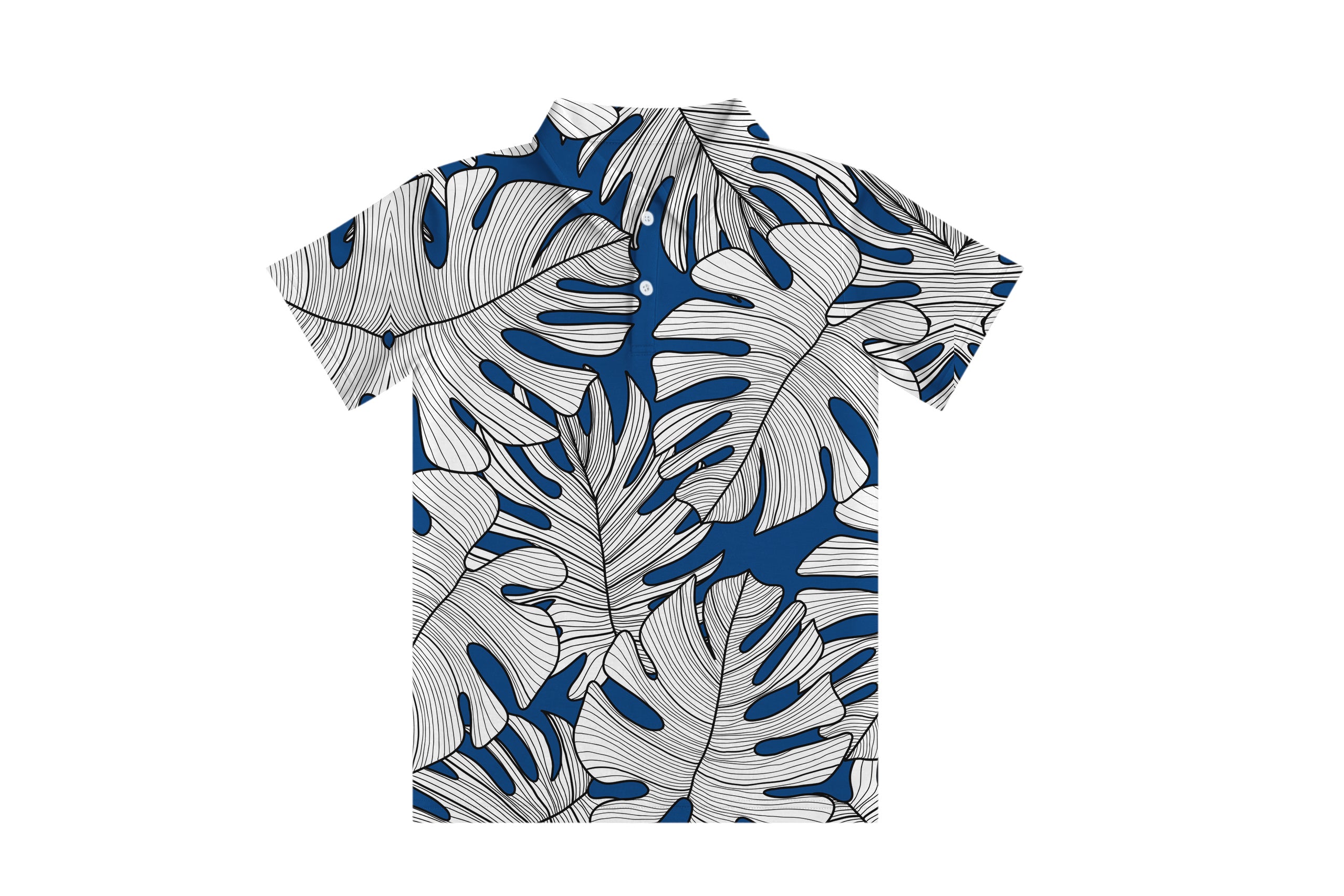 Youth Golf Polo Floral Split-leaf Philodendron plant