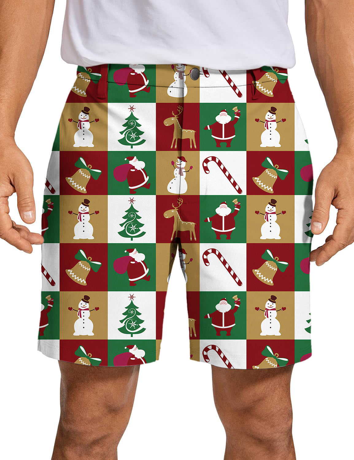 Men's Marry Christmas Golf Shorts