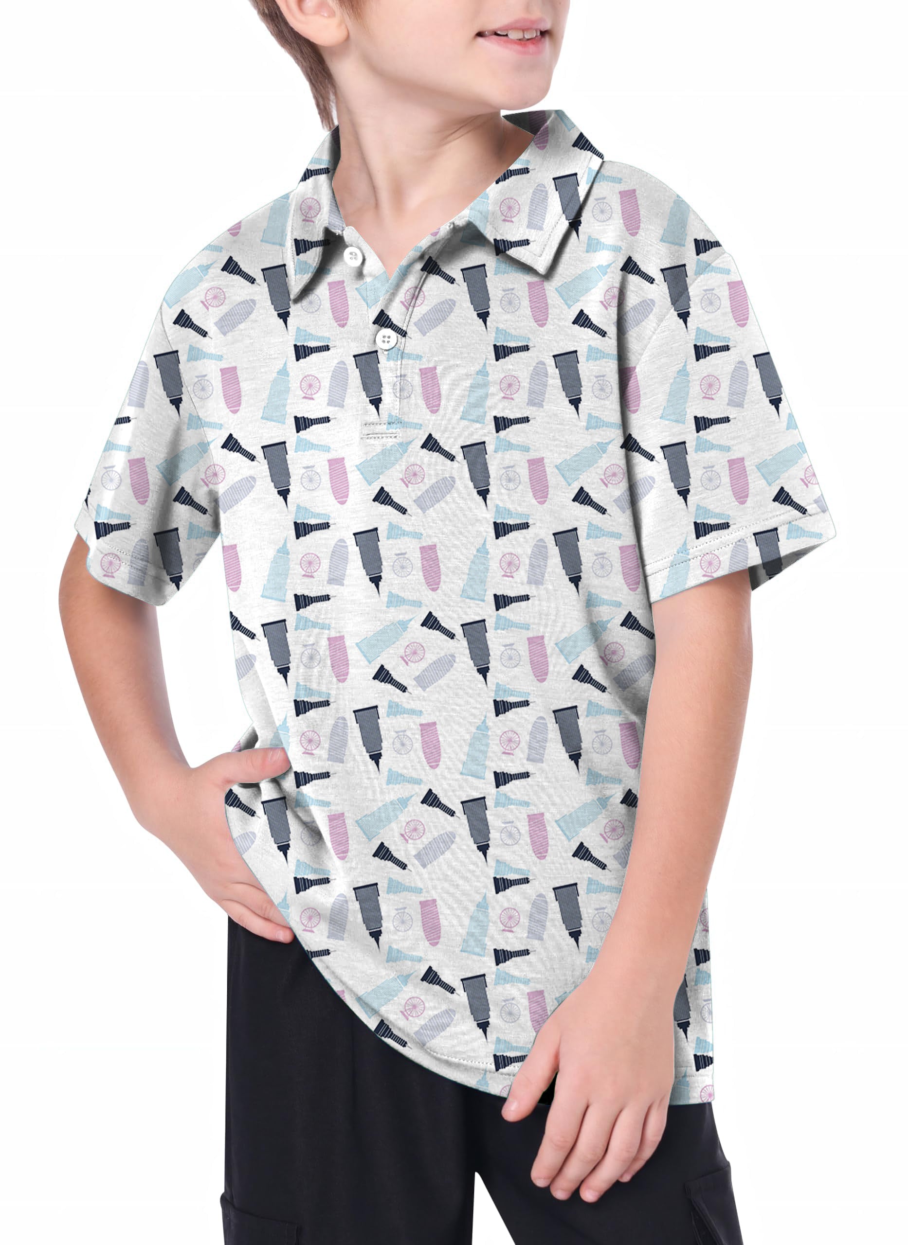 Youth limited edition Empire State Building Golf Polo