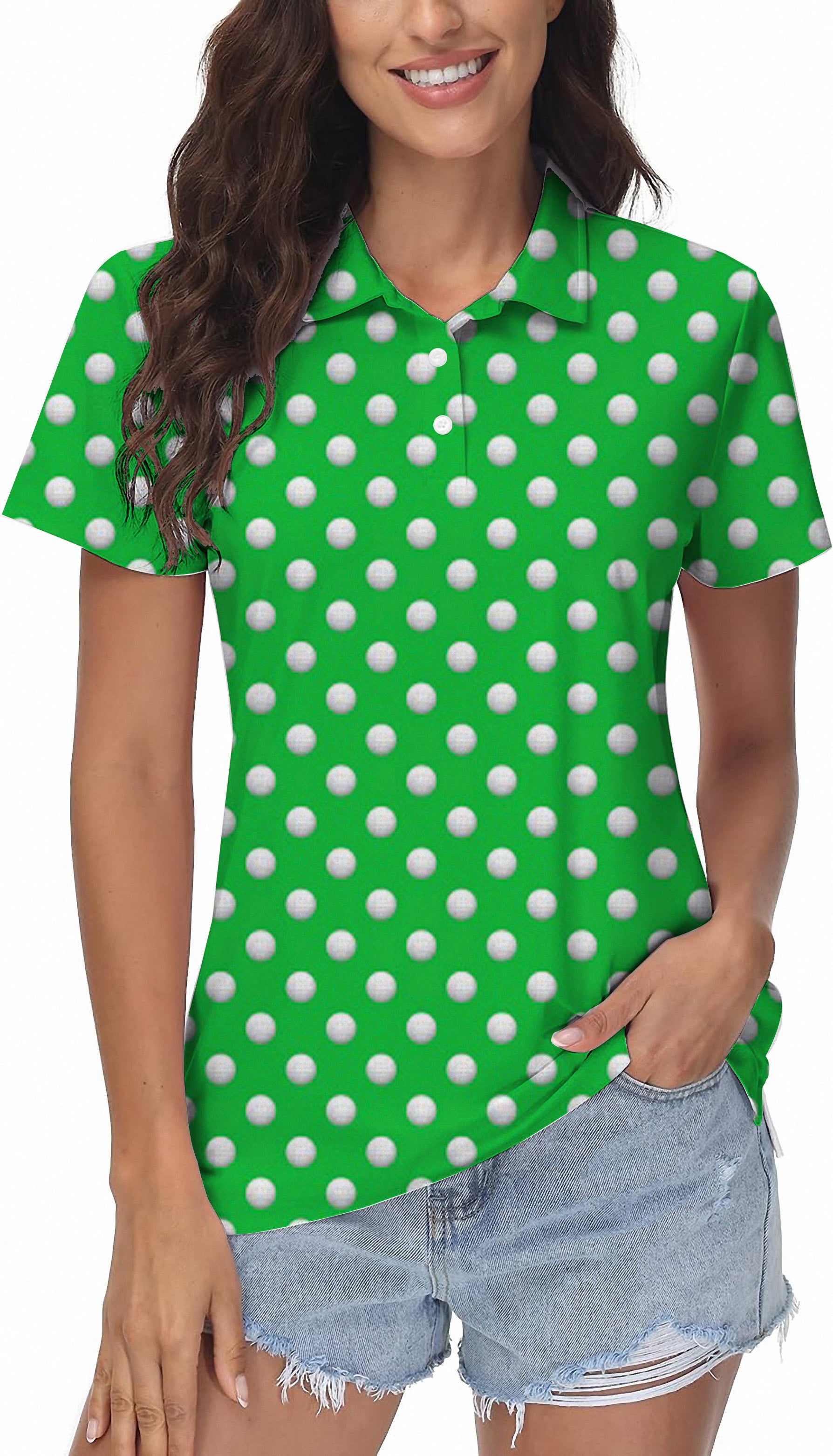 golf ball Women's Golf Polo