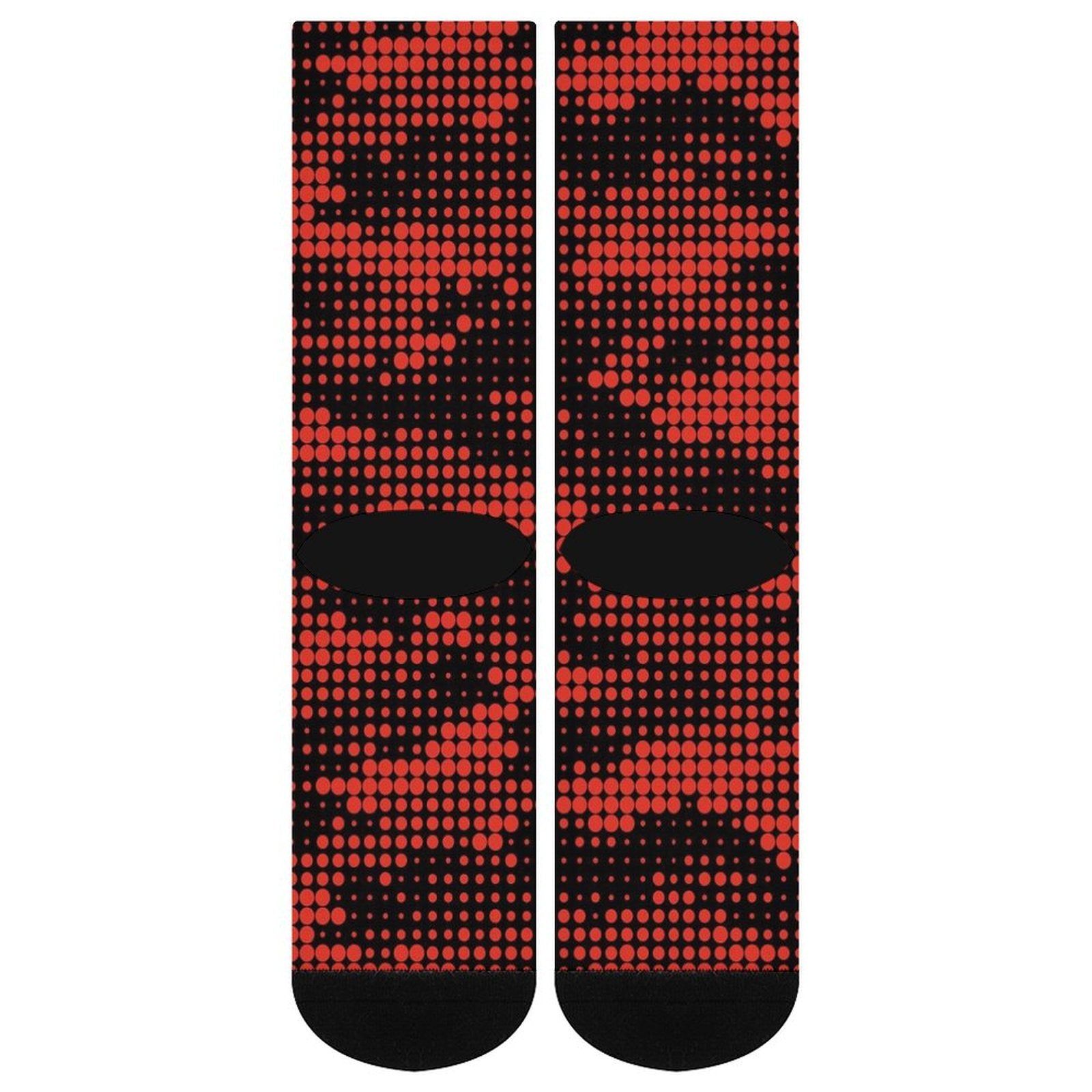 Red origin pixel Prined socks Gifts for Men Women