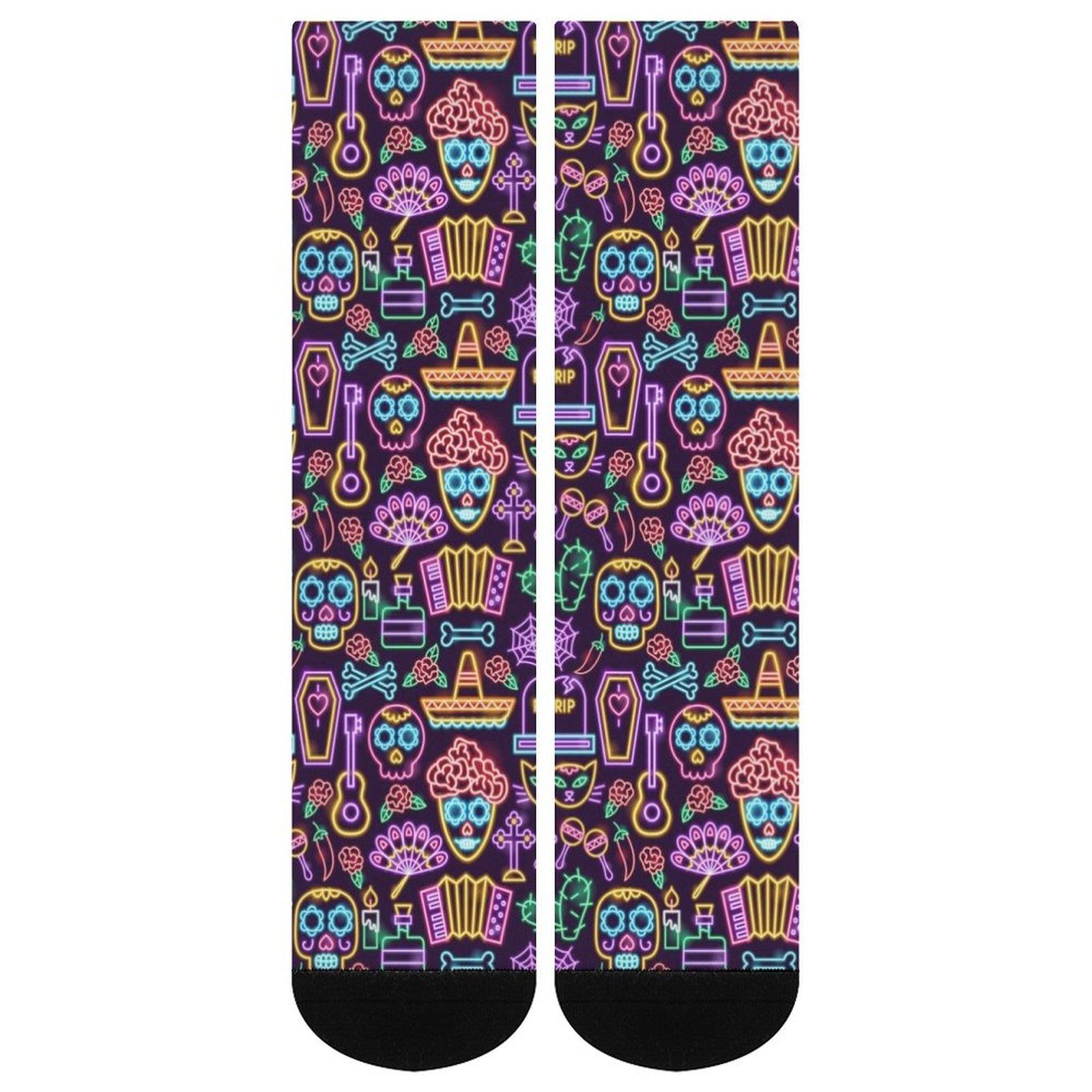 Joker Neon Prined socks Gifts for Men Women