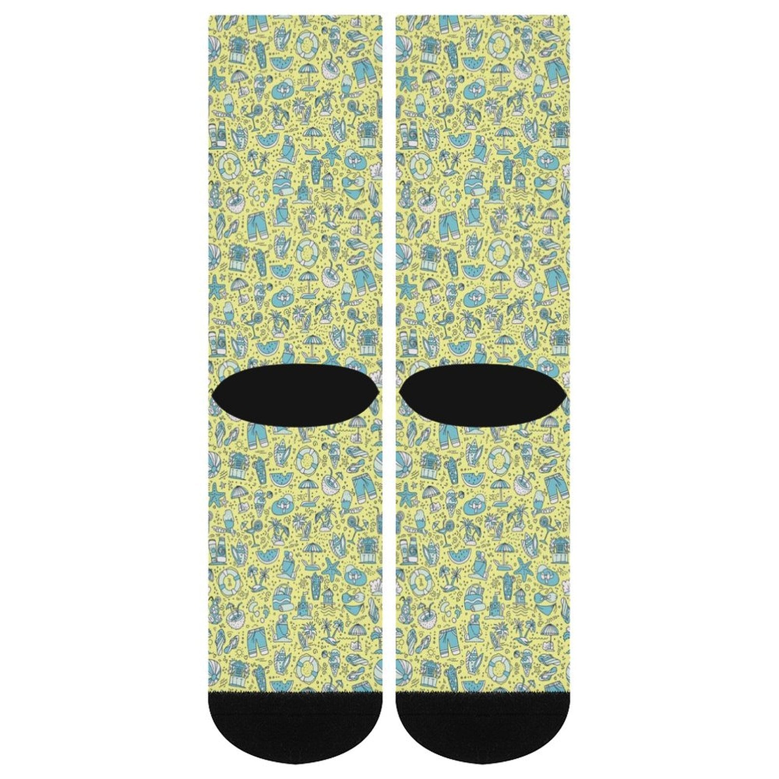 Coastal Caddy Prined socks Gifts for Men Women