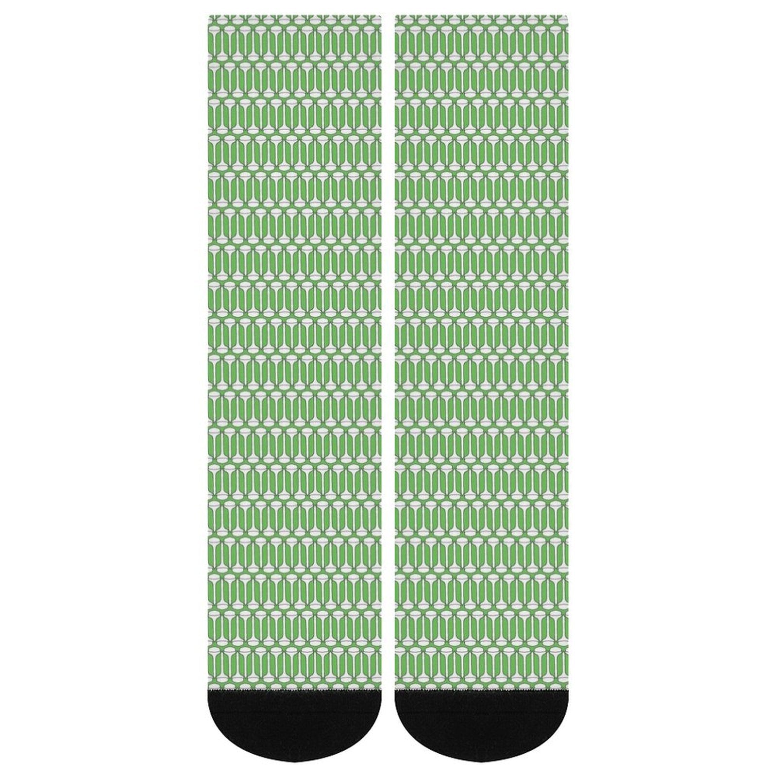 green dings Prined socks Gifts for Men Women