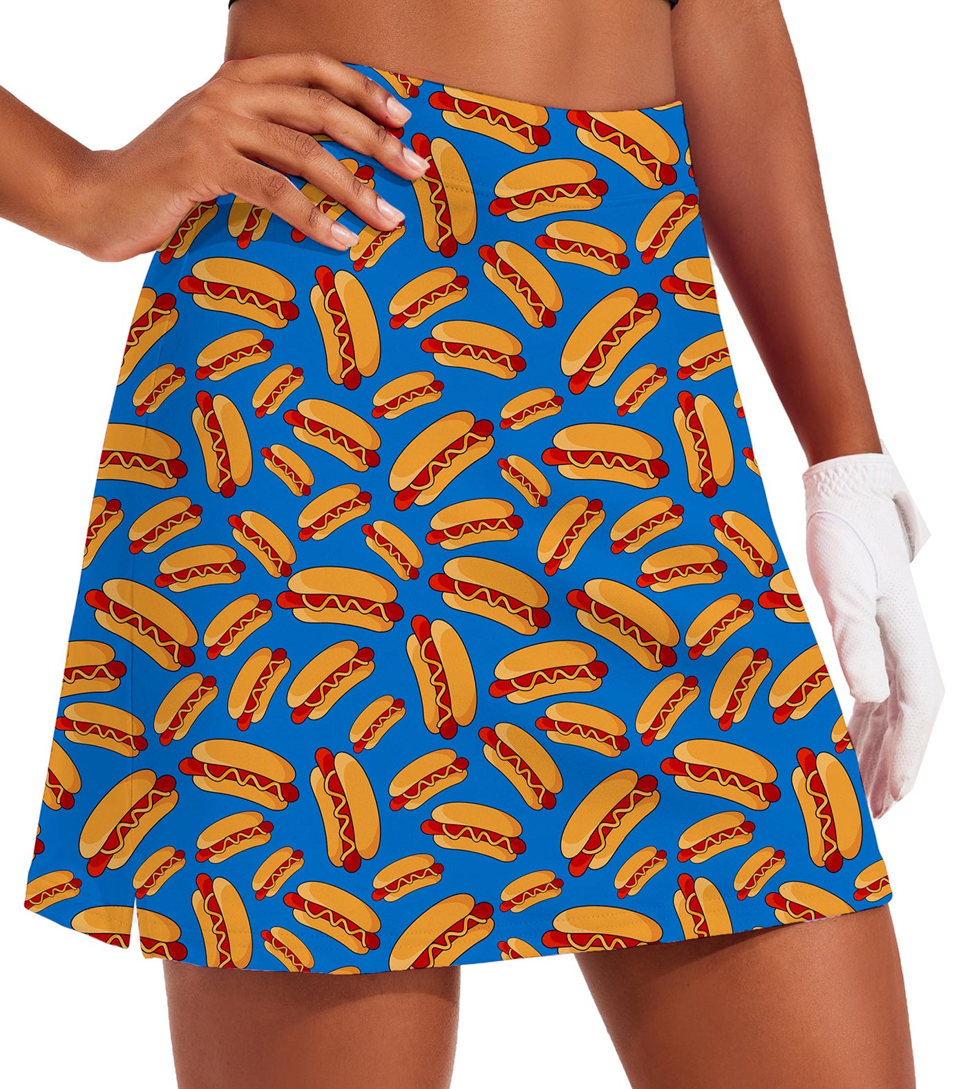 Women's The Dogs Golf Skirts Inner Shorts Pocket