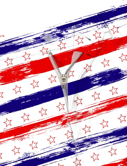 Men Stars & Stripes Golf Shorts