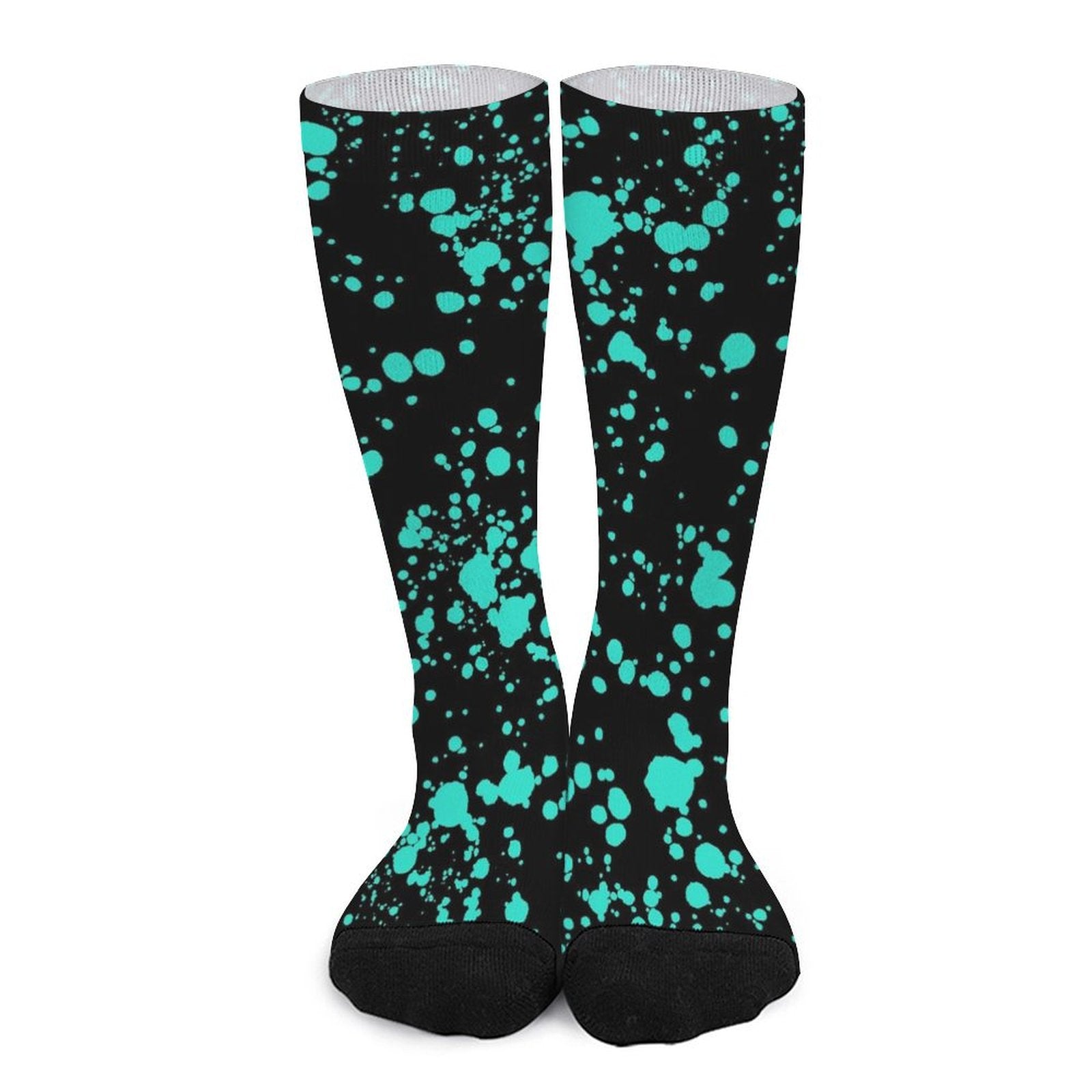 Lake Blue spot Prined socks Gifts for Men Women
