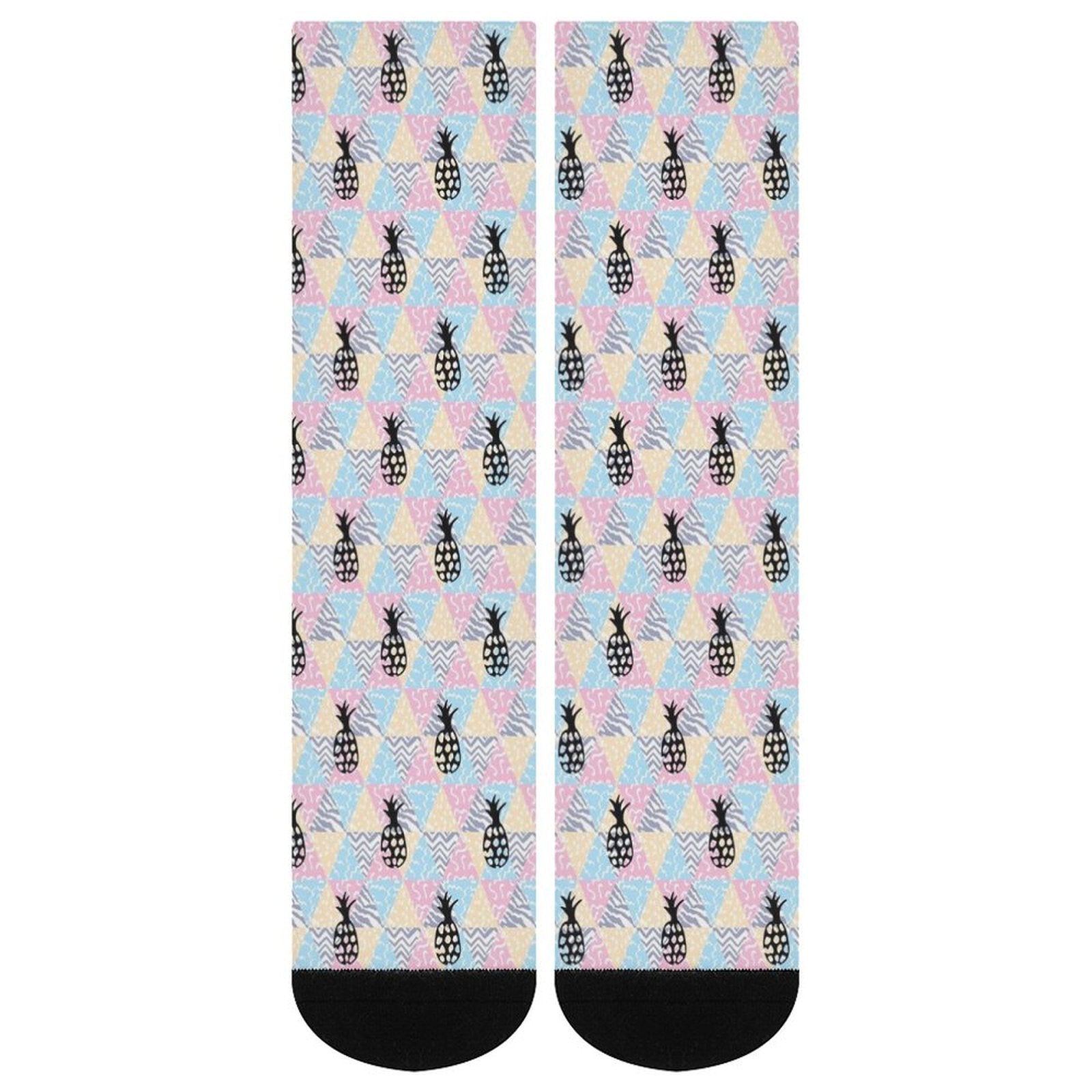 Pineapple Paradise Prined socks Gifts for Men Women