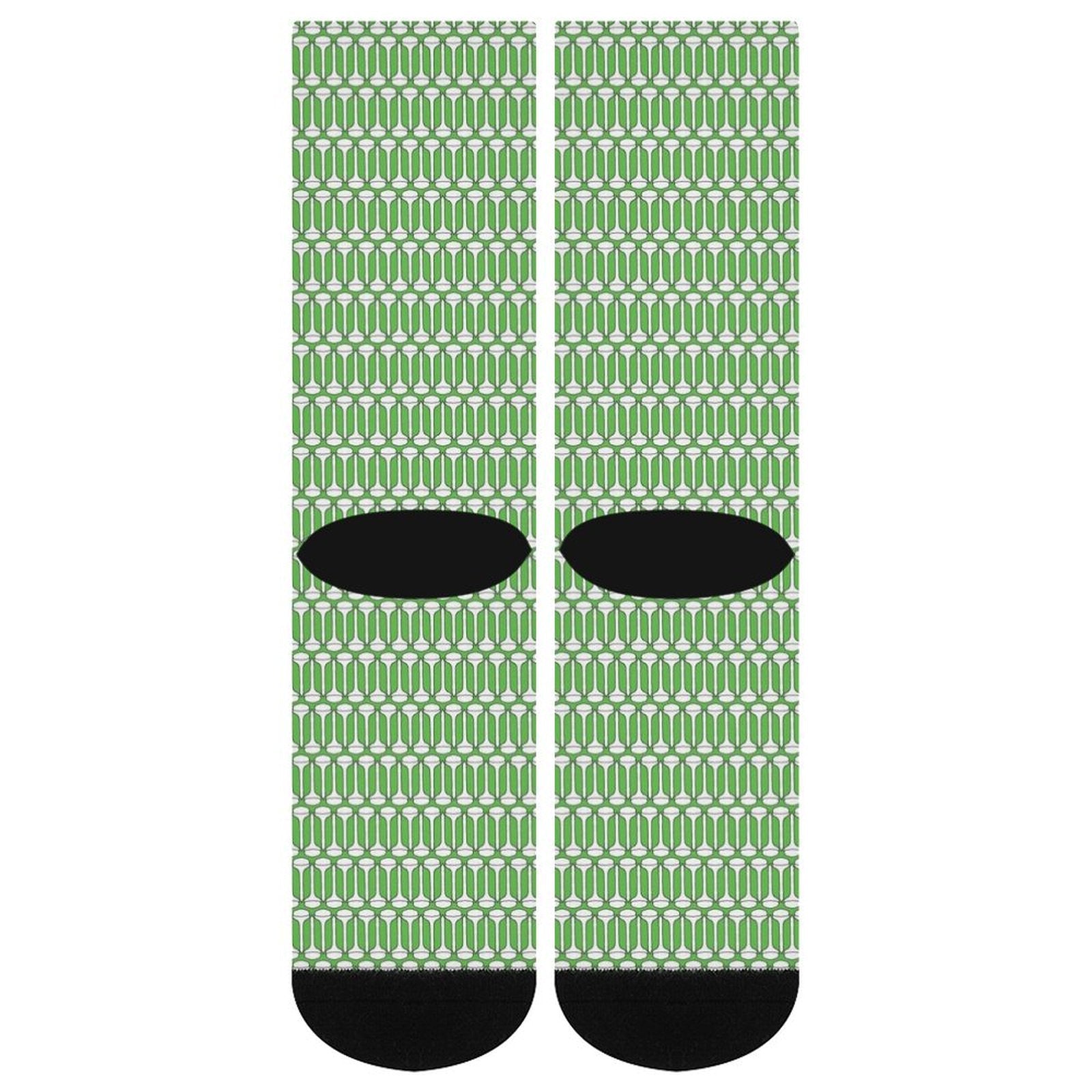 green dings Prined socks Gifts for Men Women