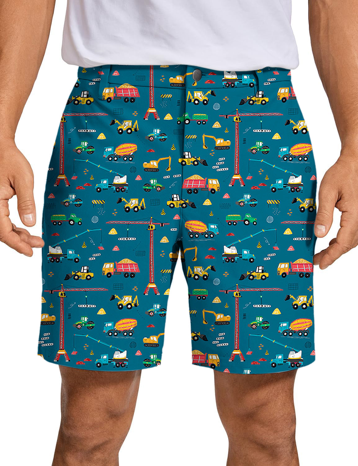 Men's Engineering vehicle Golf Shorts
