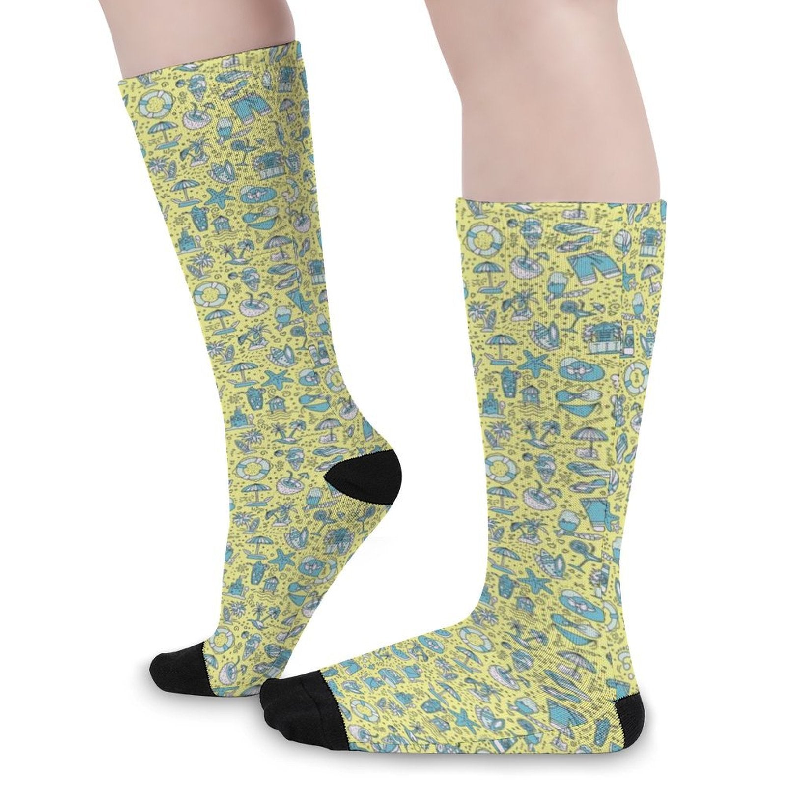 Coastal Caddy Prined socks Gifts for Men Women