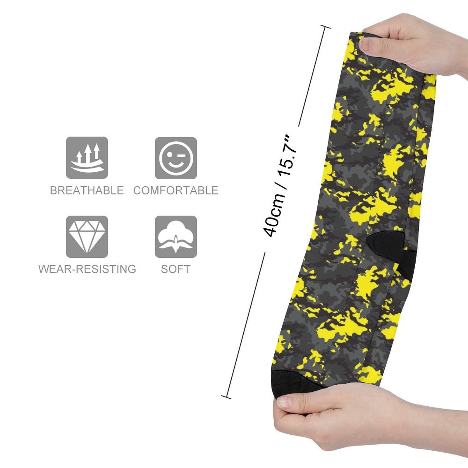 Camouflage Prined socks Gifts for Men Women