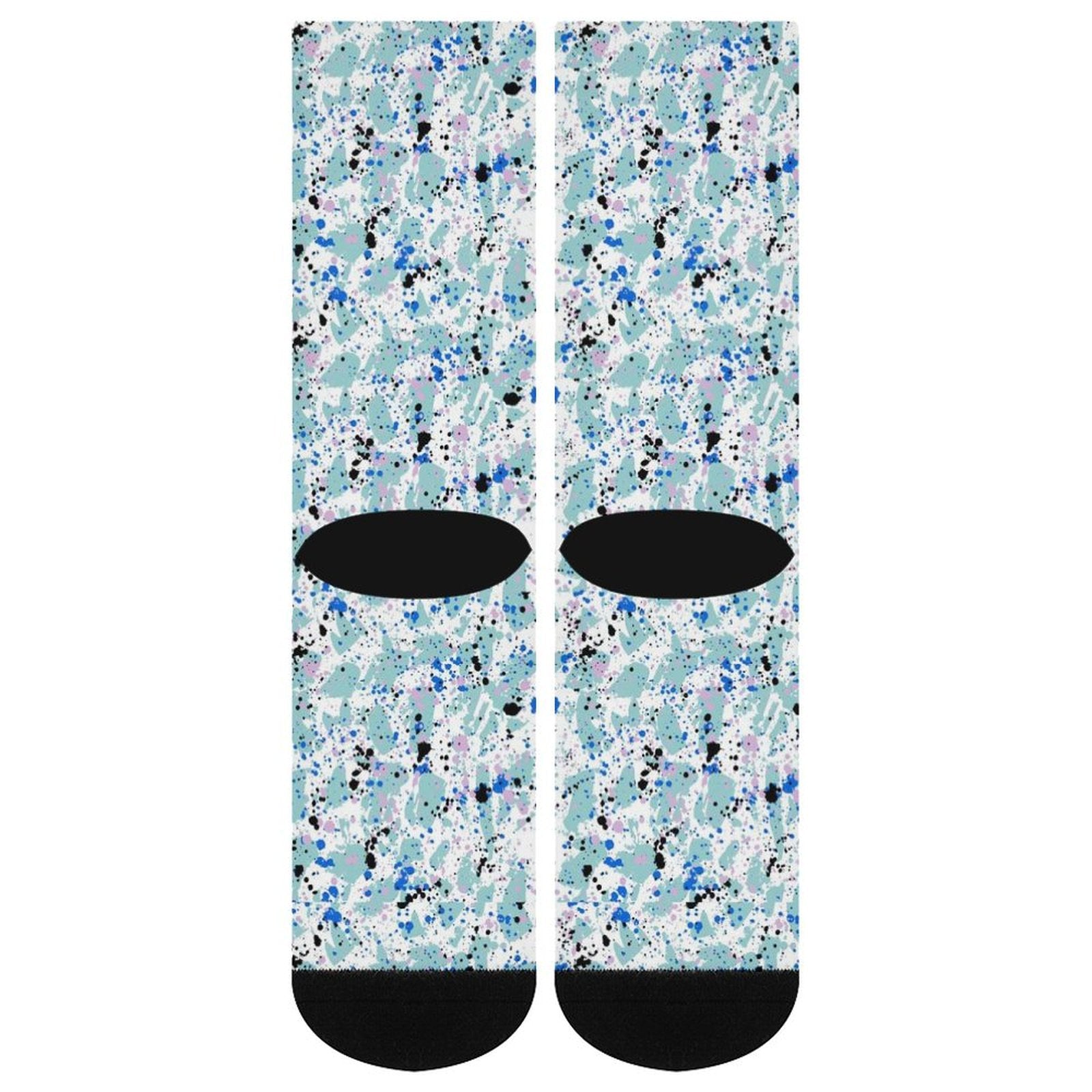 Paint Splatter Prined socks Gifts for Men Women