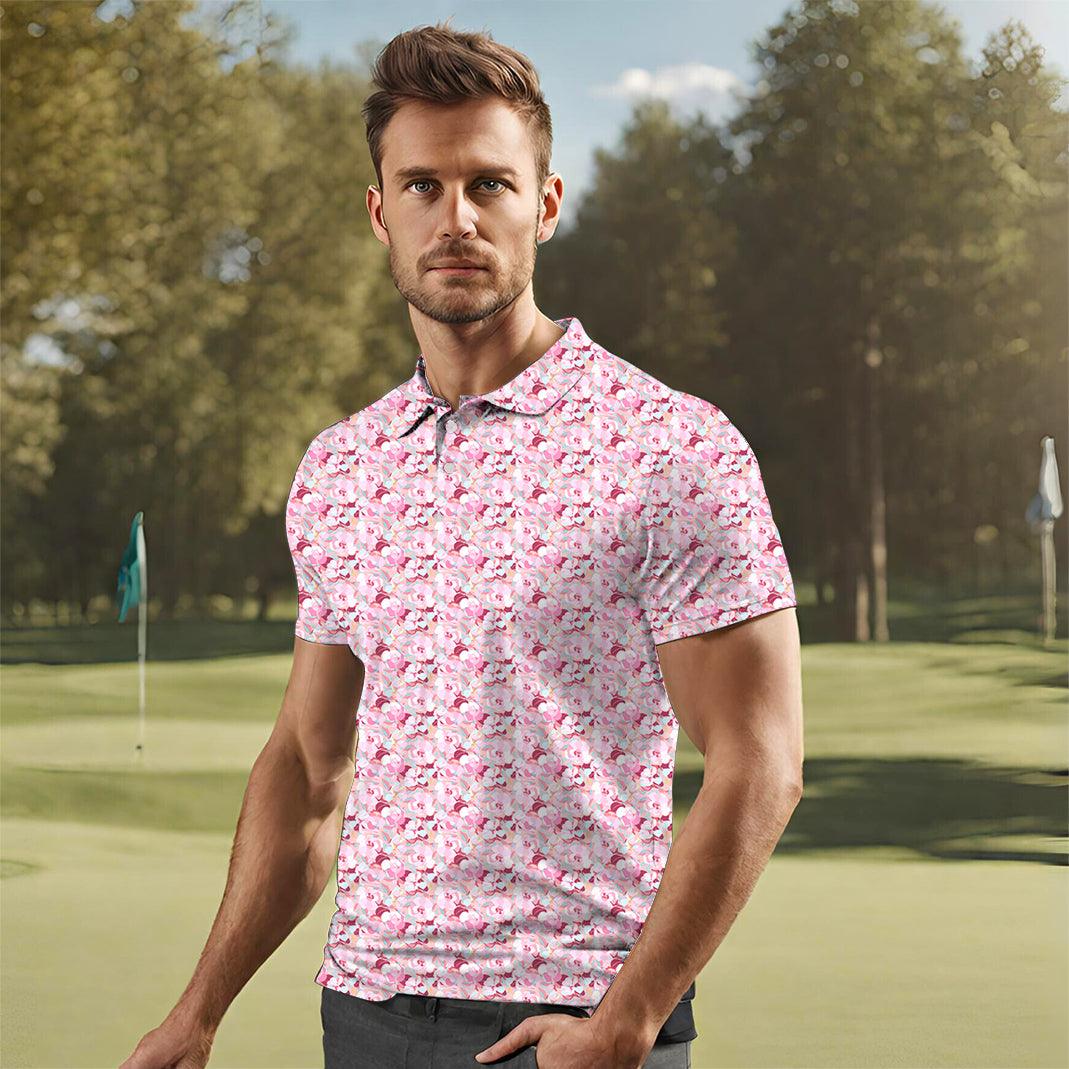 Men's Summer Camo golf polo