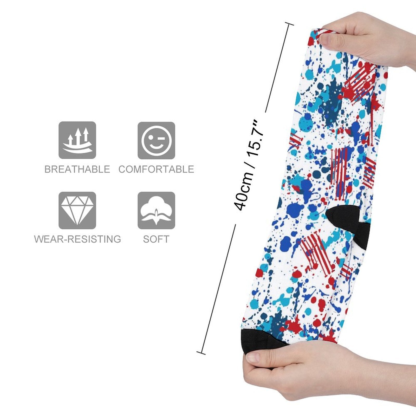 graffiti Prined socks Gifts for Men Women