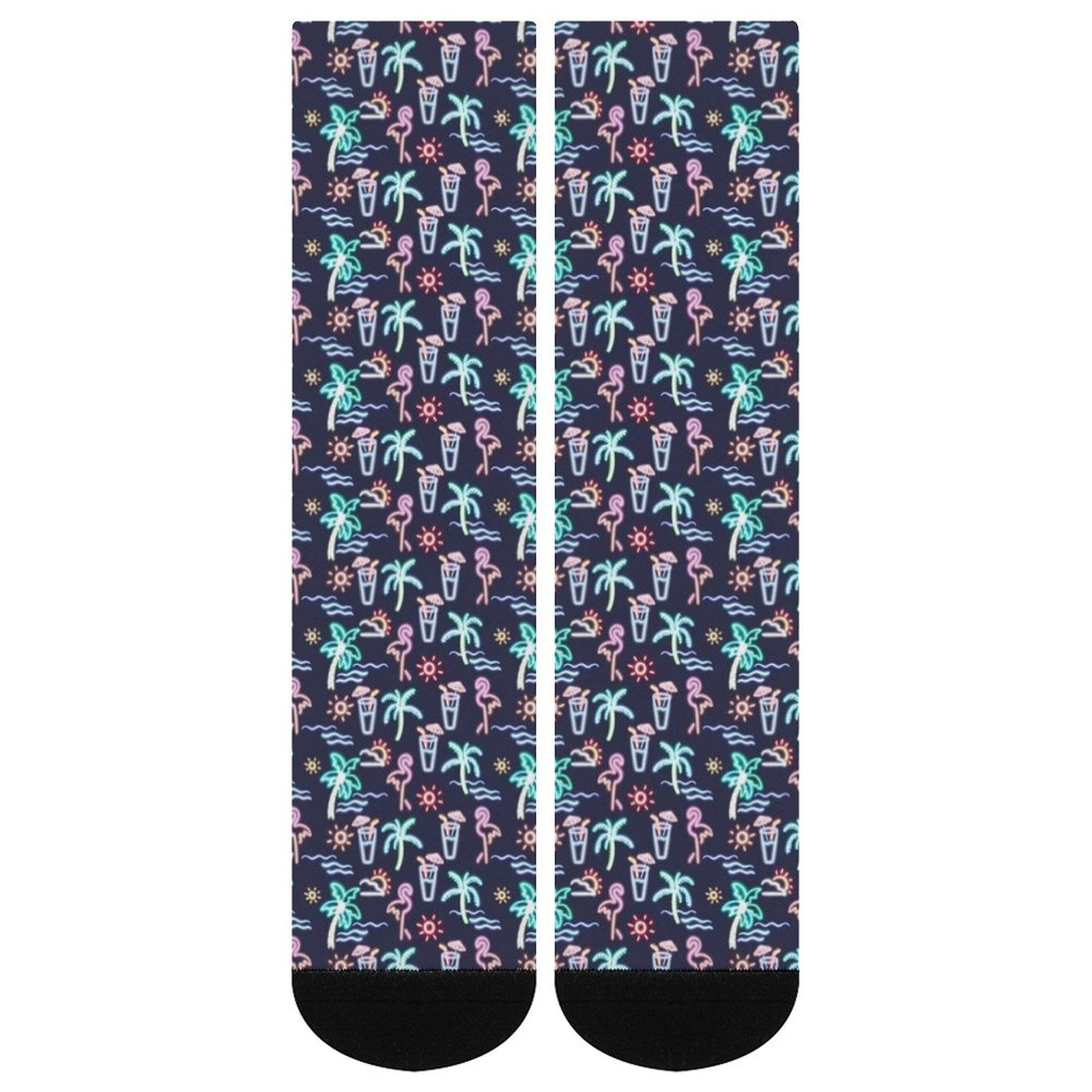 Neon Summer Prined socks Gifts for Men Women