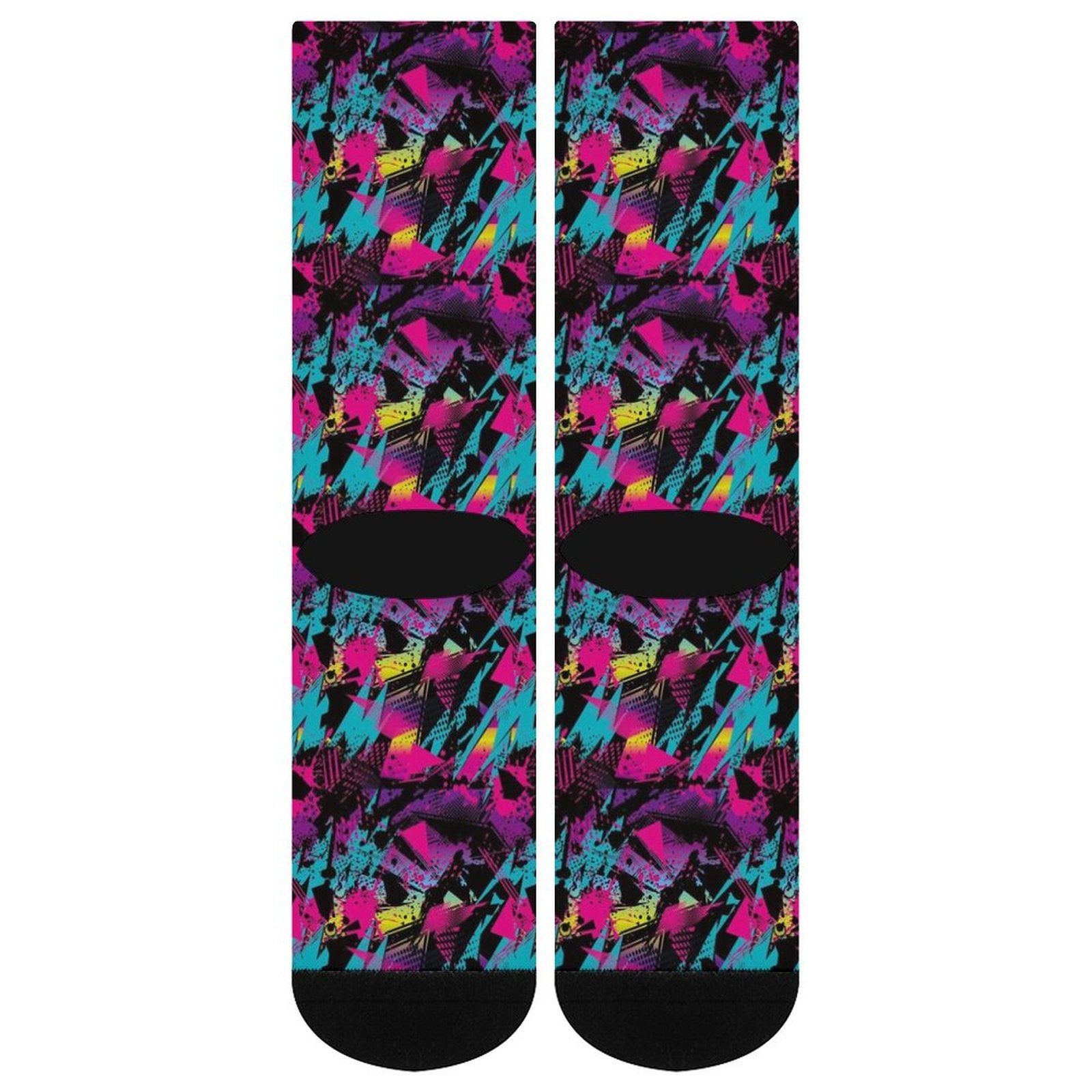 Retro er Prined socks Gifts for Men Women