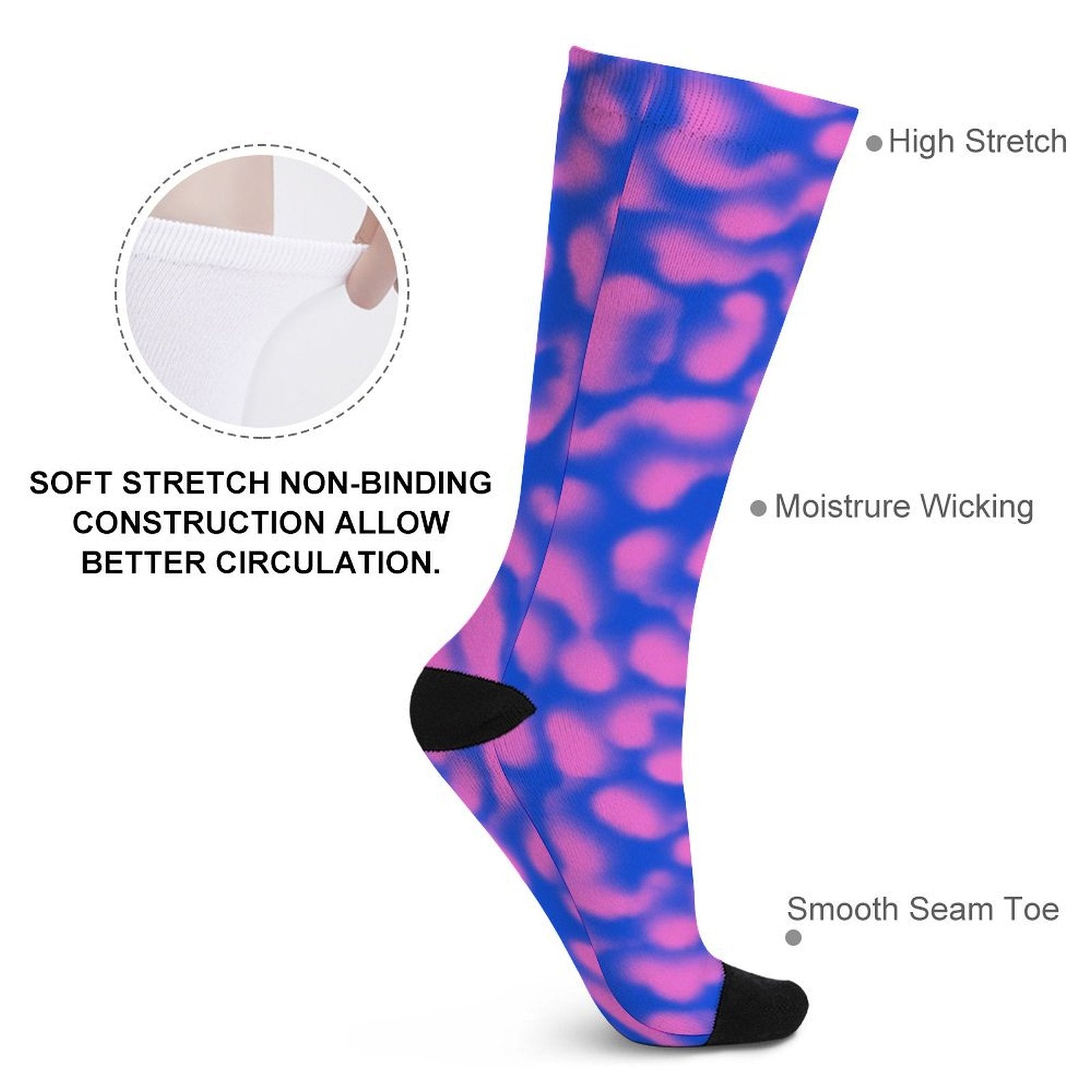 Space Aura Prined socks Gifts for Men Women