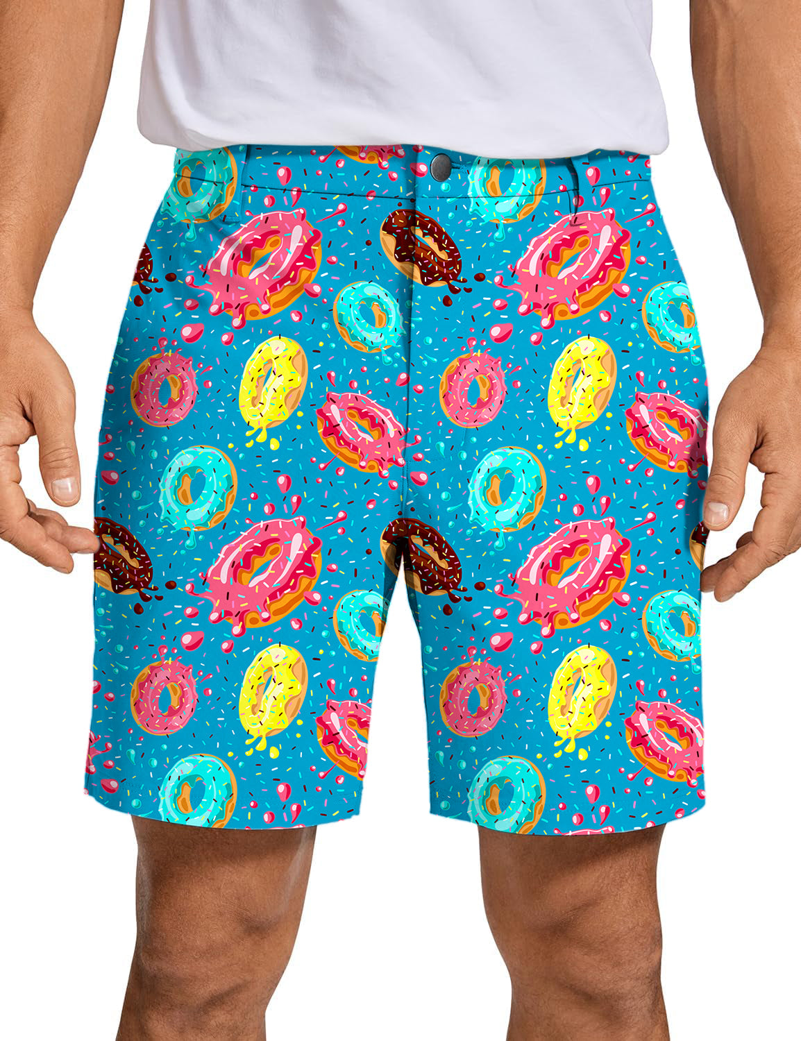 Men's Donut macarosn Golf Short Hole In One