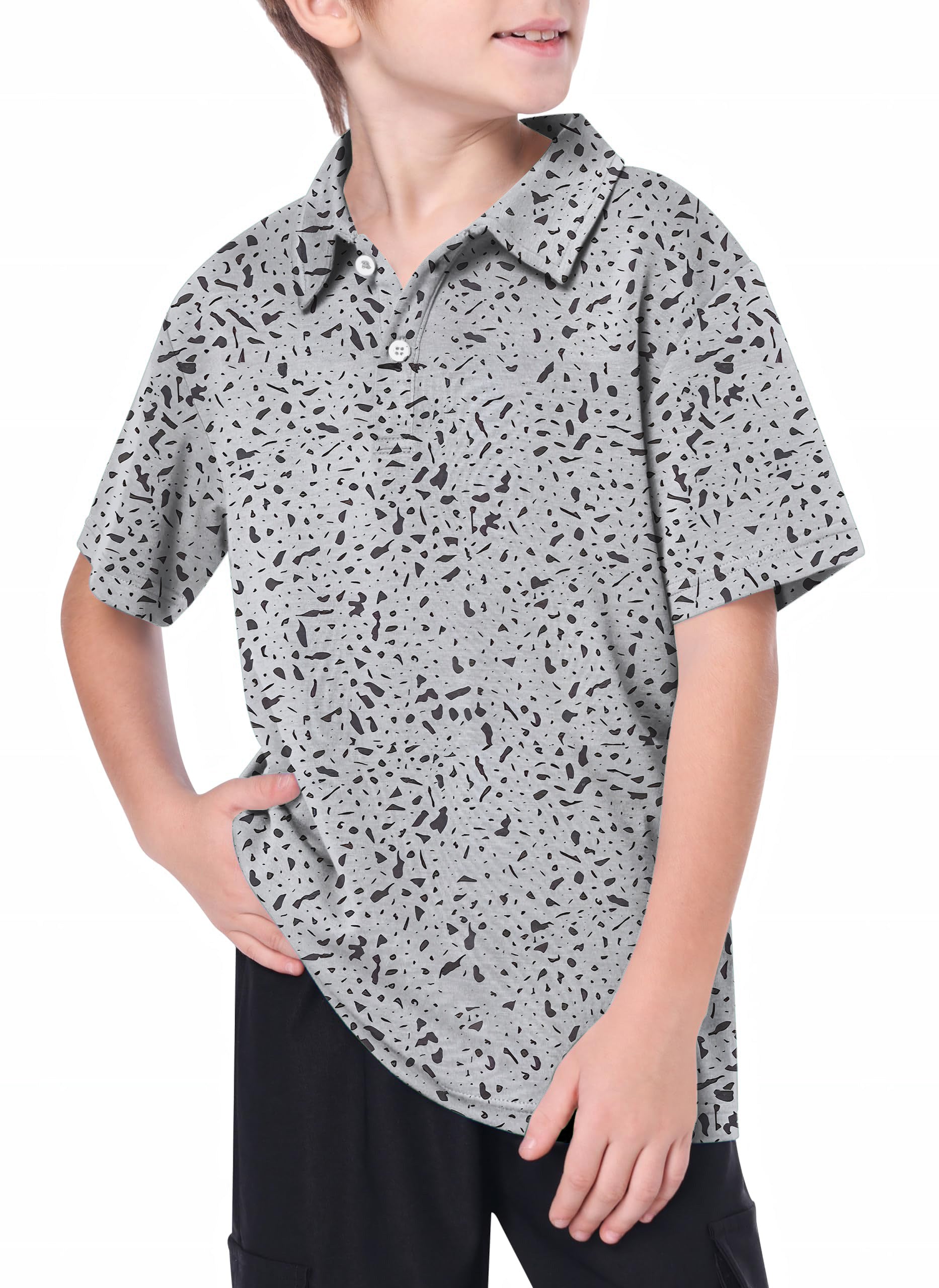 Youth Speckle Golf Polo