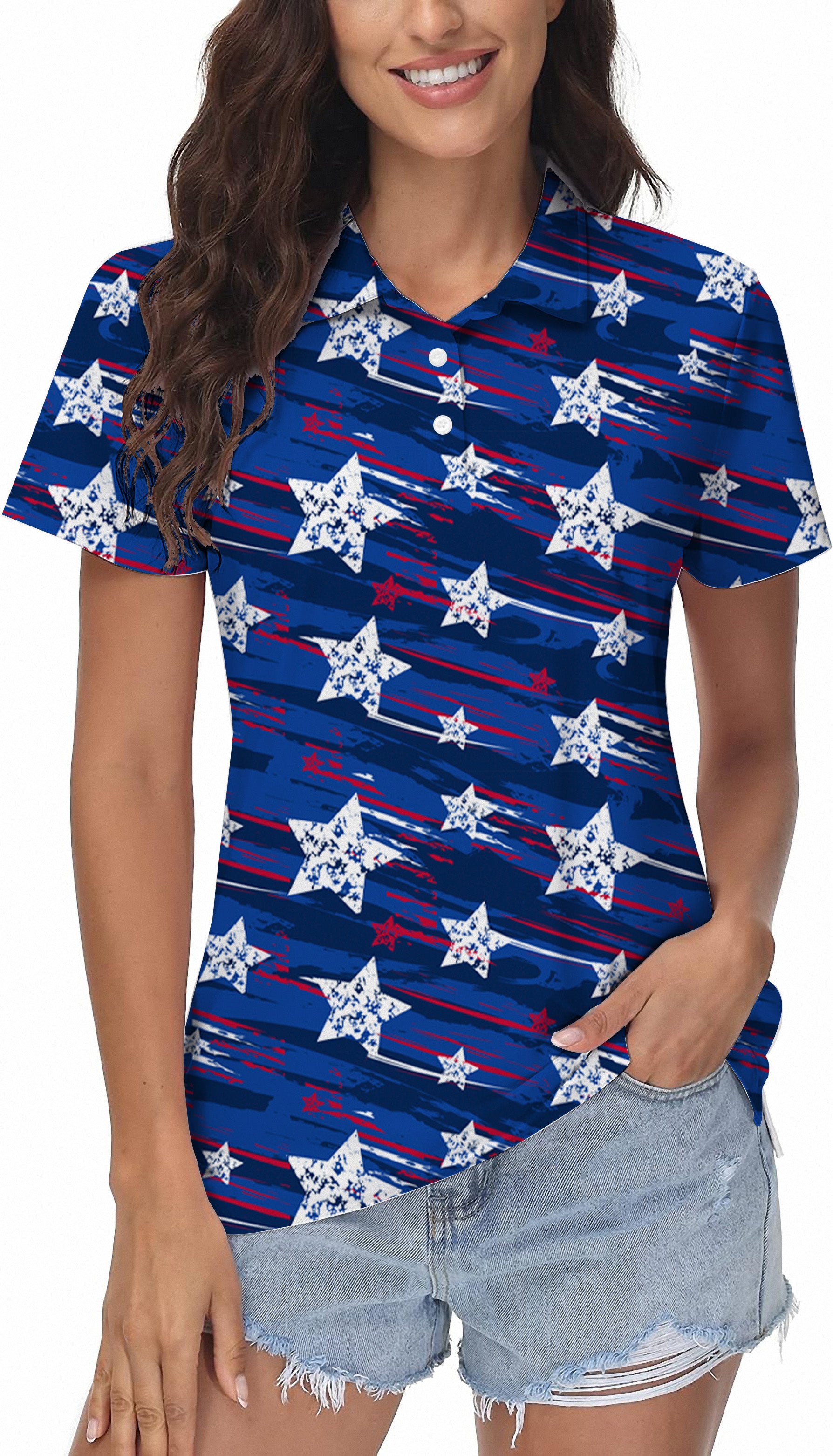 American Star Women's Golf Polo