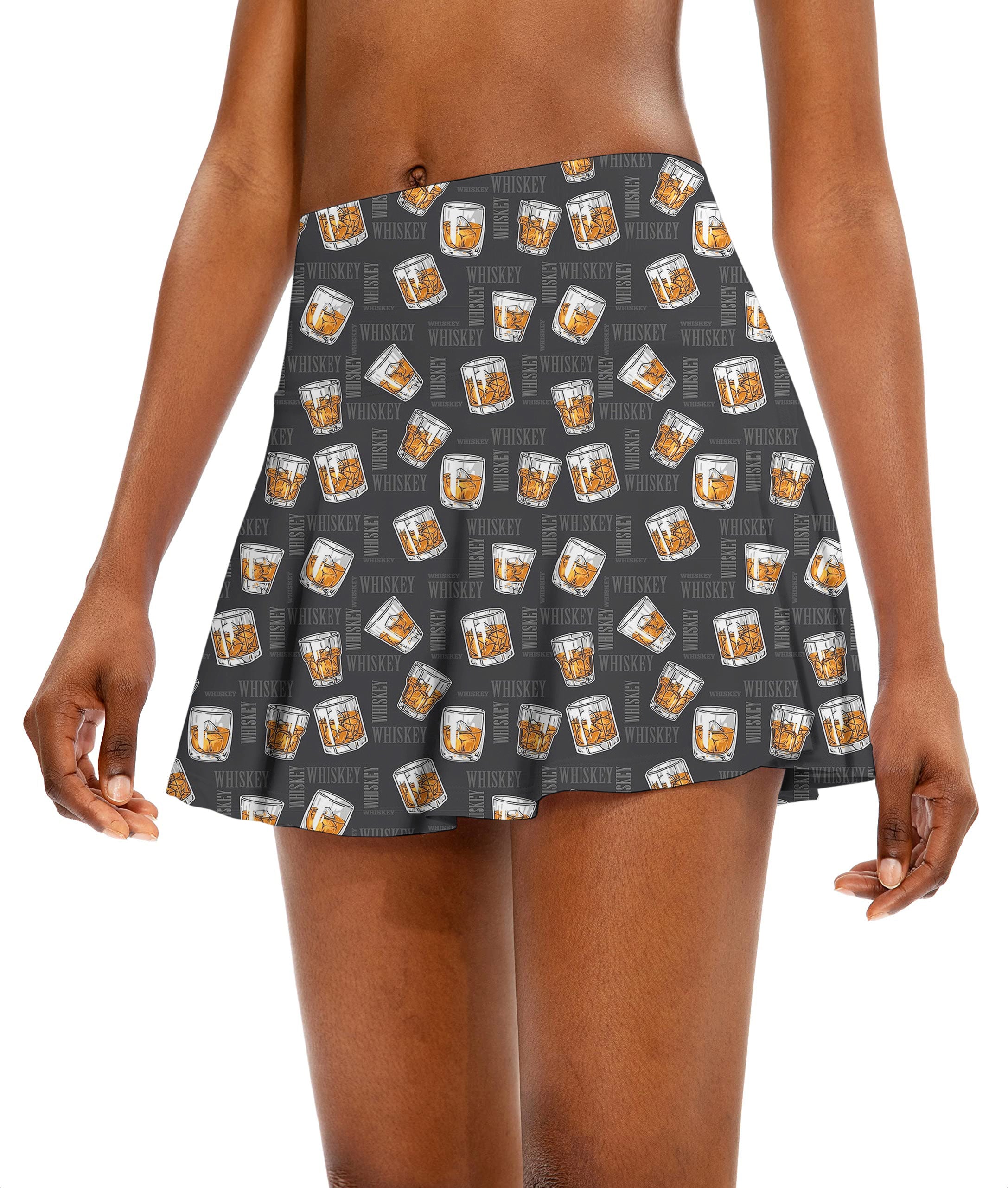 Whiskey Women's Athletic Golf Skorts Flared Skirts