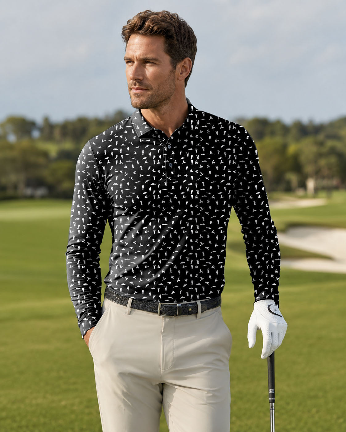 Men's Sex Ed golf Long-sleeved Polo