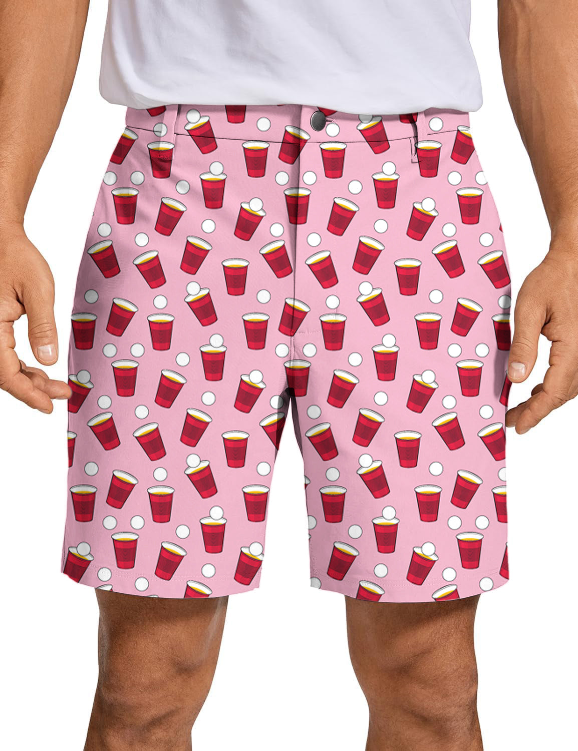 Men's Red Solo Cup Golf Shorts