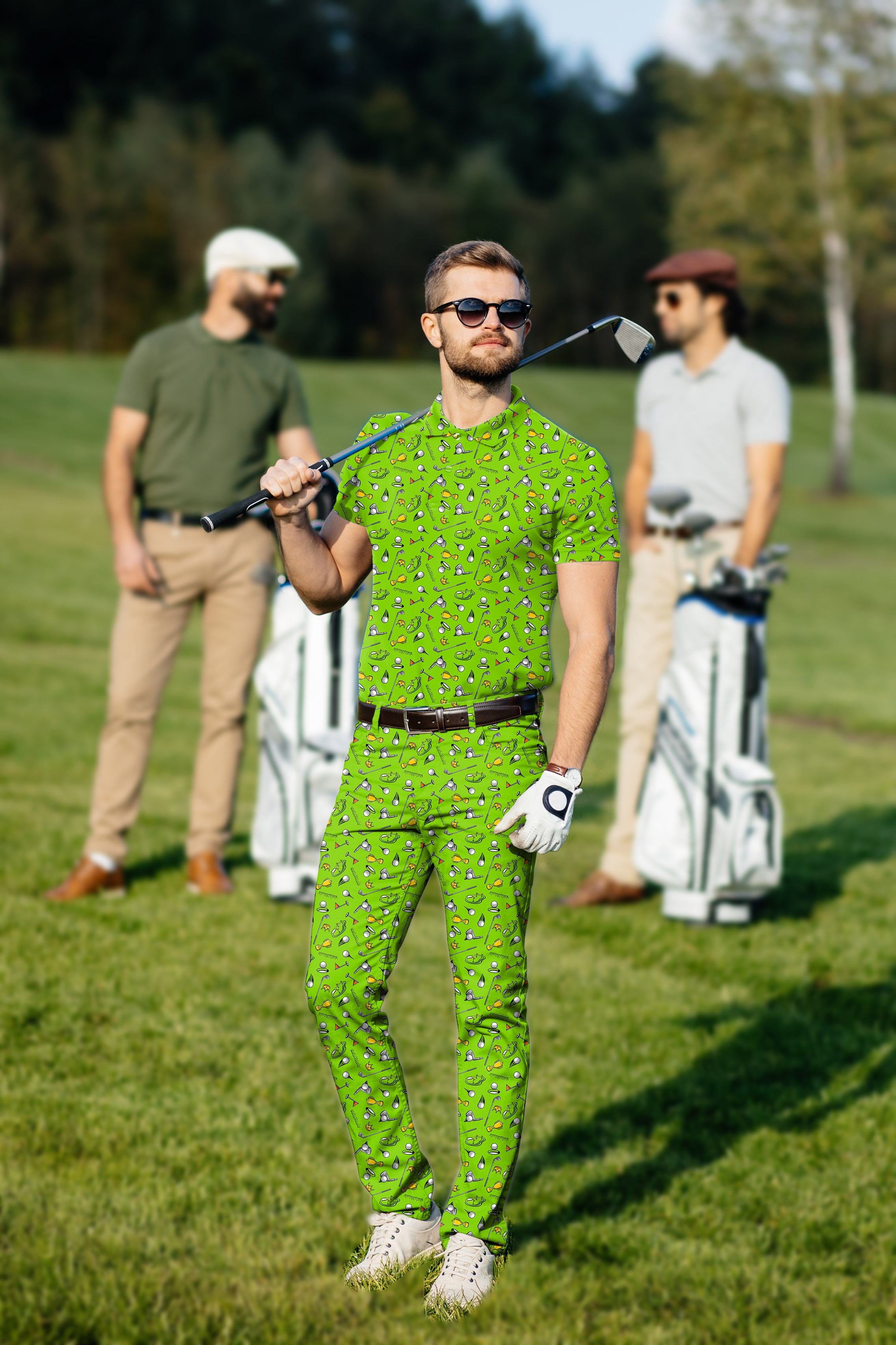 Men's Golf Set Polo+Pants Stadium Champion