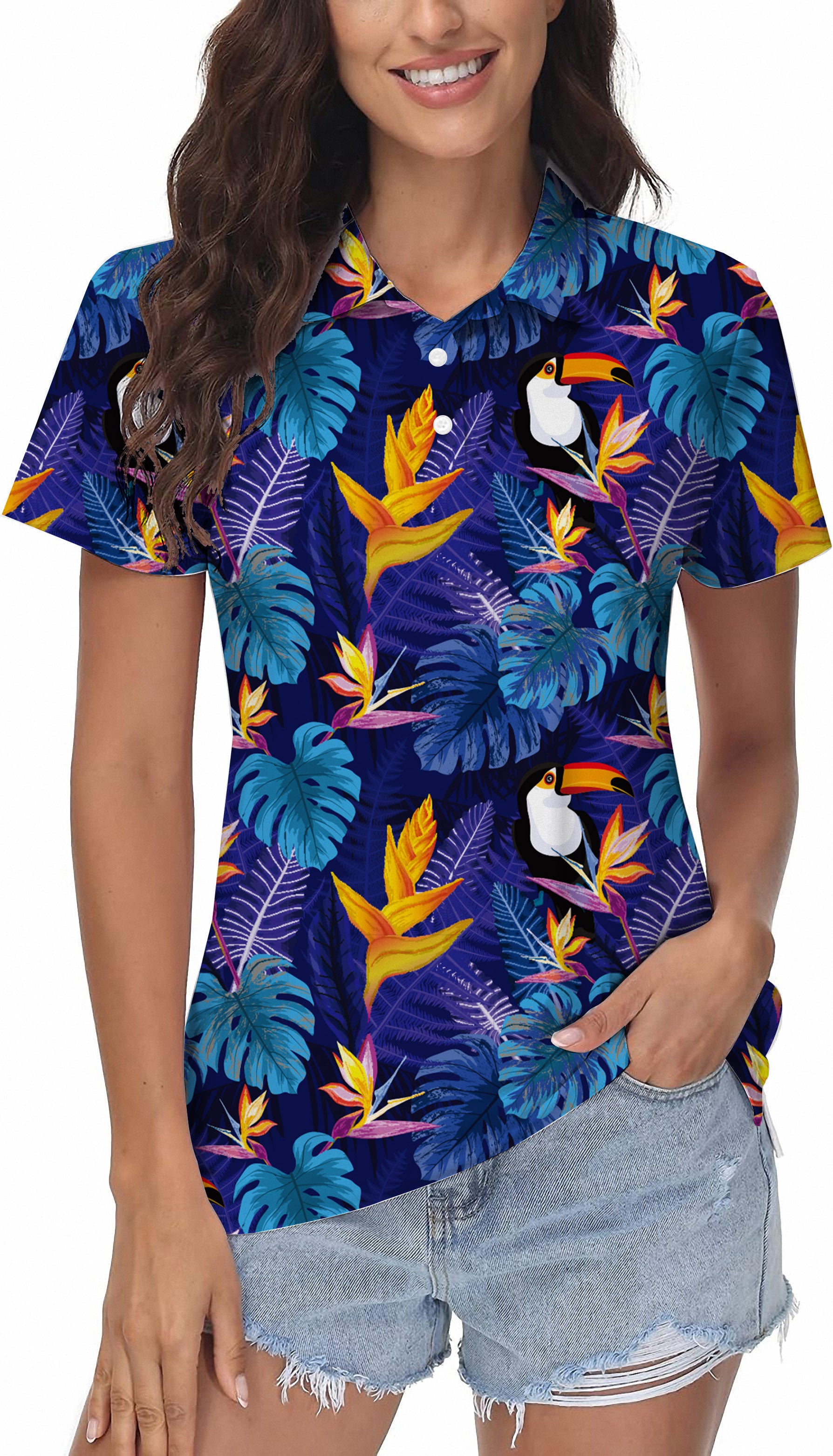Toucan Women's Golf Polo