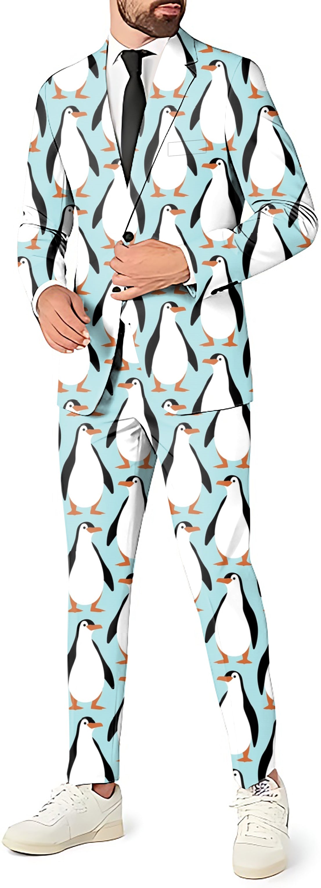 Penguin Party Men's Party Costumes-Theme Party 2 or 3pcs Suit set-Blazer Pants & Vest