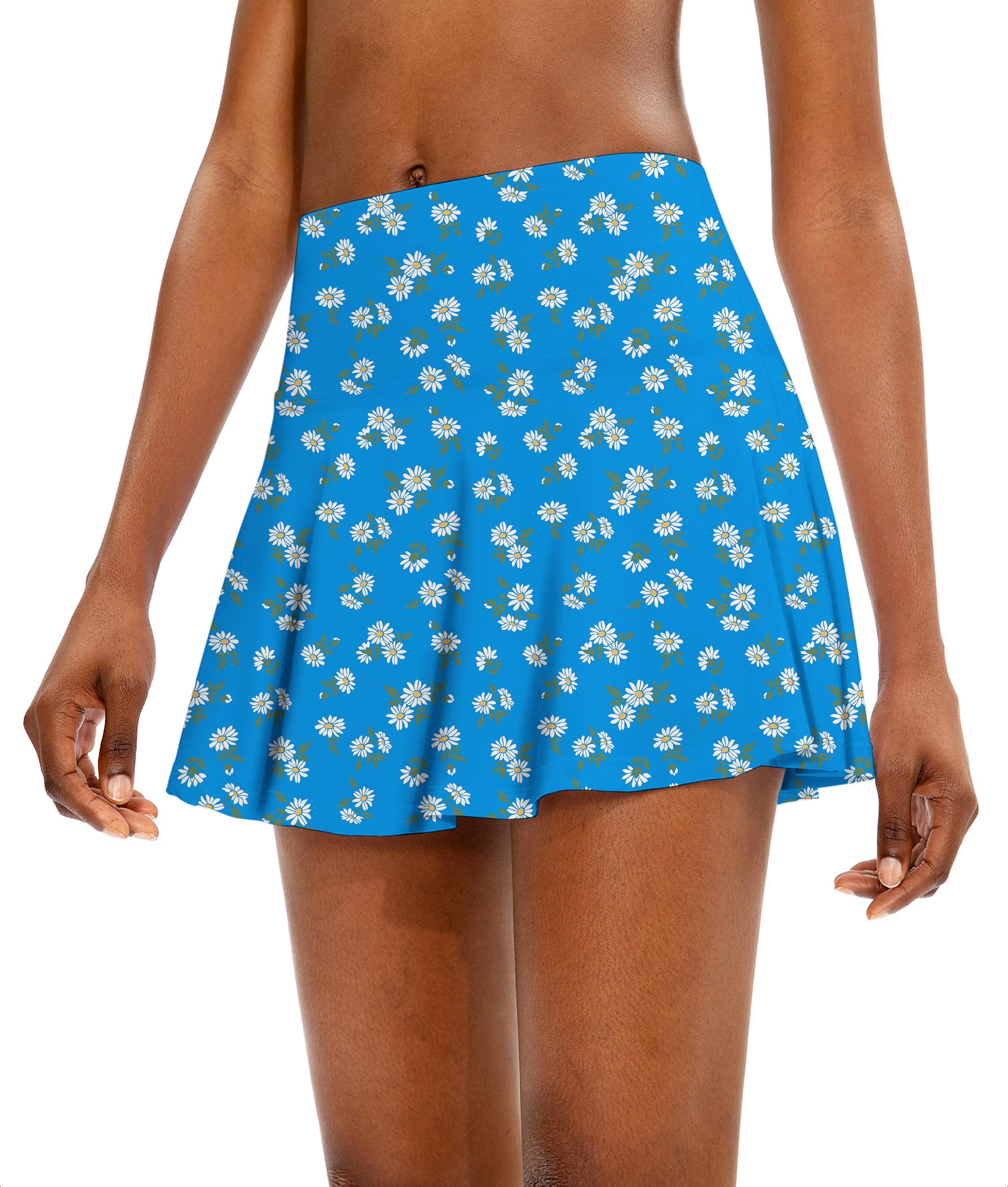 Blue Daisy Women's Athletic Golf Skorts Flared Skirts