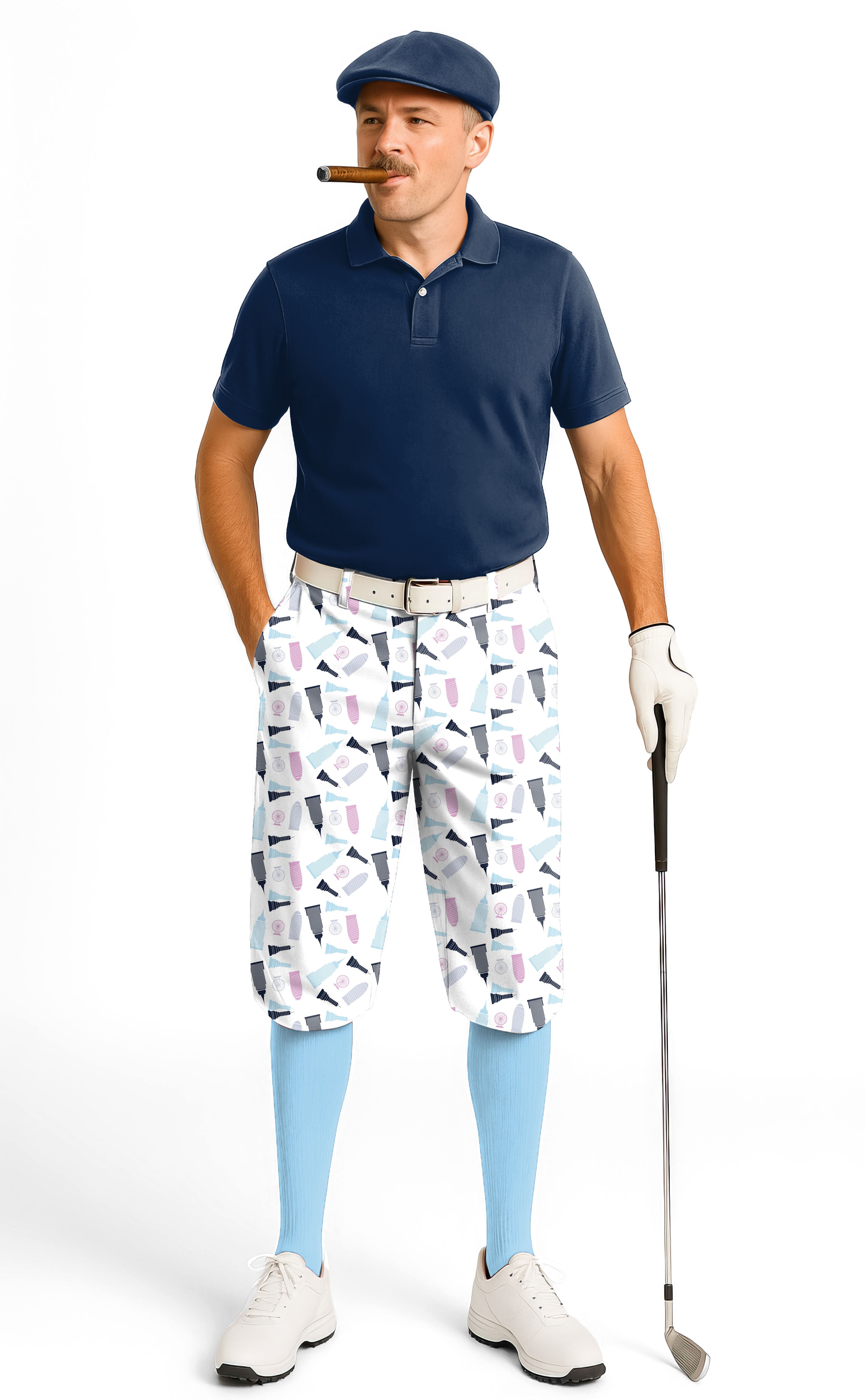 limited edition Empire State Building-Men's Golf Knickers Pants