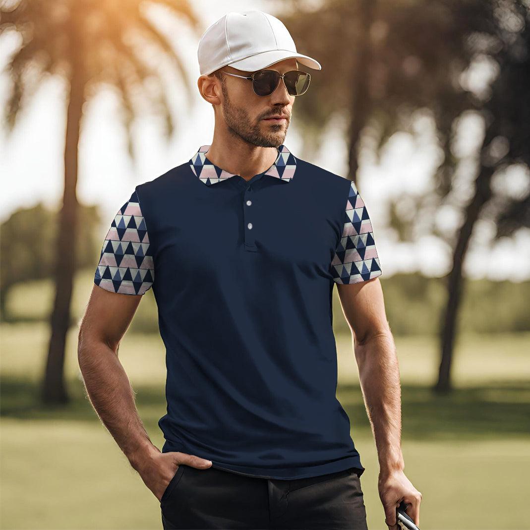 Men's Navy Blue golf polo