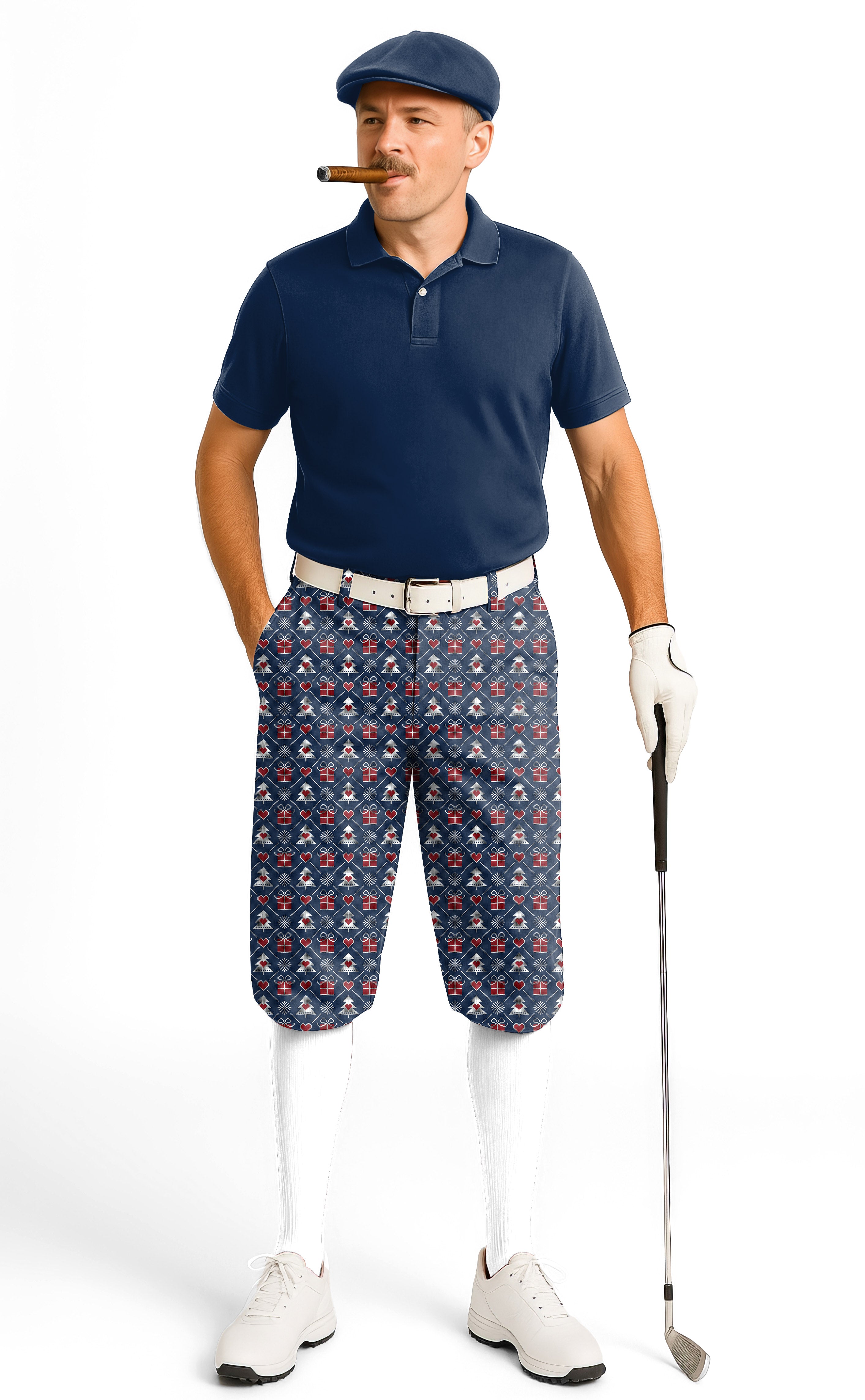 christmas gift Men's Golf Knickers Pants