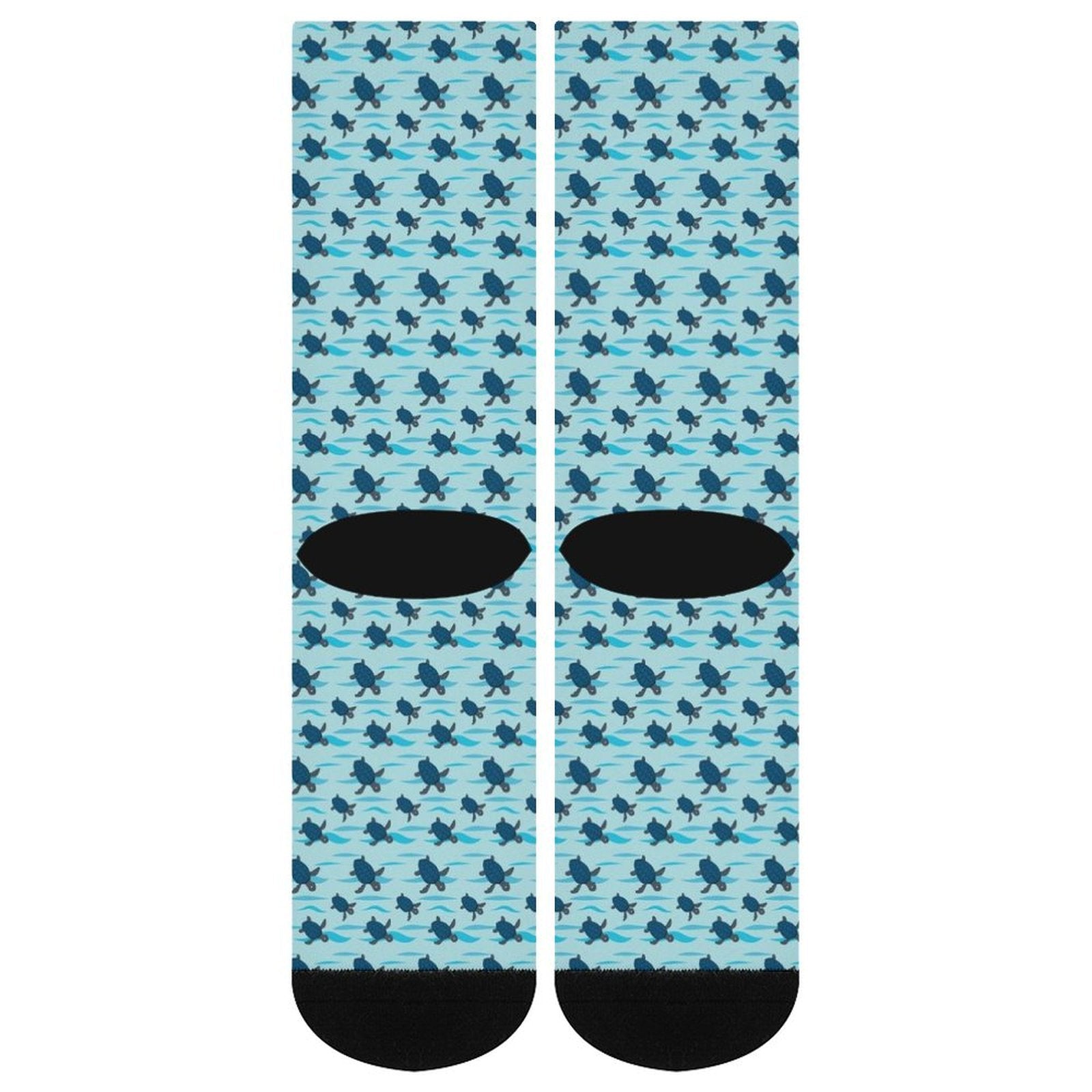 Turtle Time Prined socks Gifts for Men Women