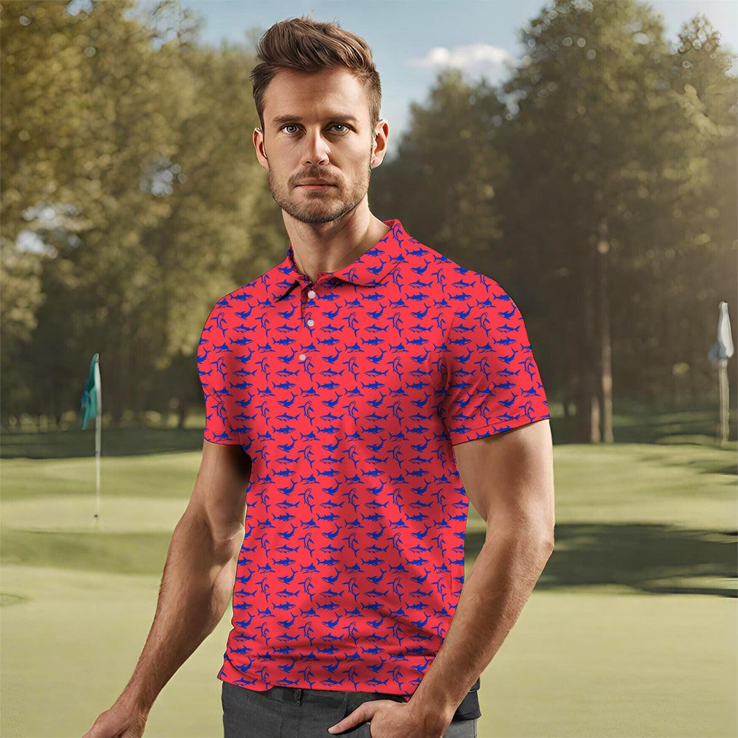 Men's Underwater Frenzy golf polo