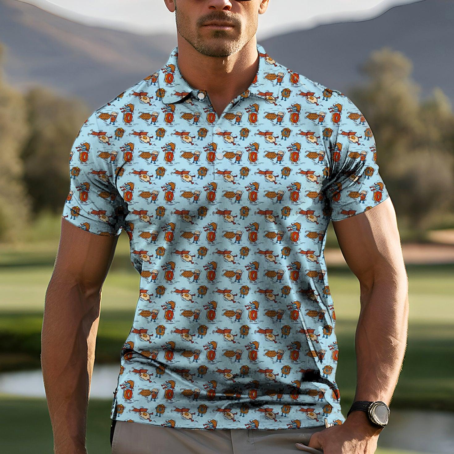 Men's Breakfast Brawl golf polo