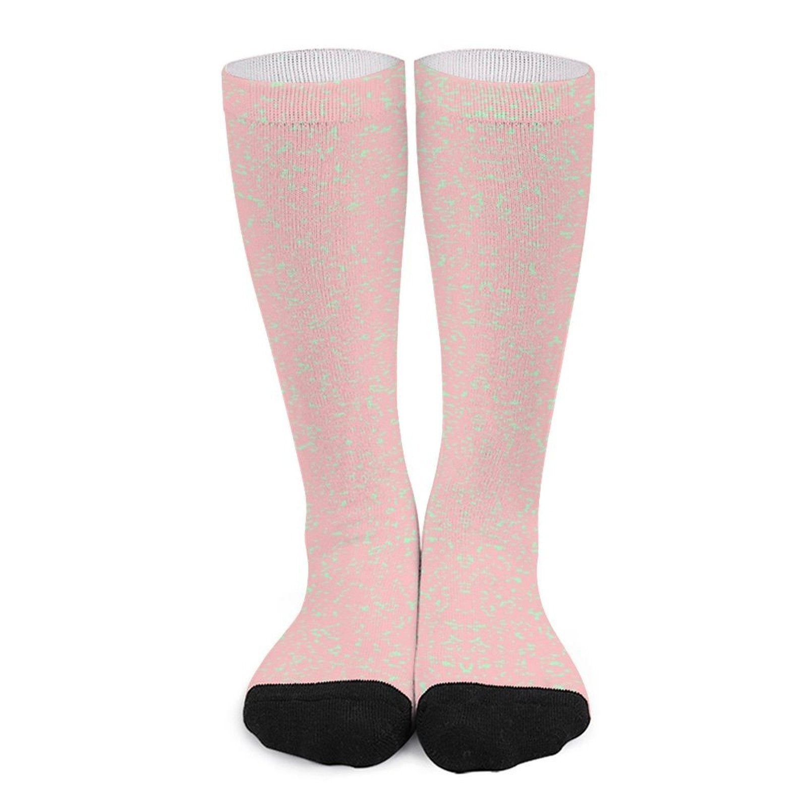 Pastel Pink Fusion Prined socks Gifts for Men Women