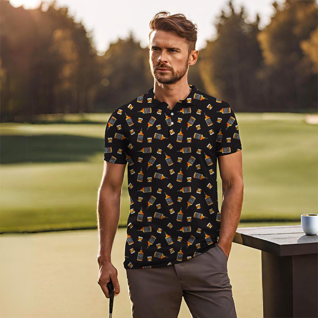 Whiskey 1866 Men's golf polo