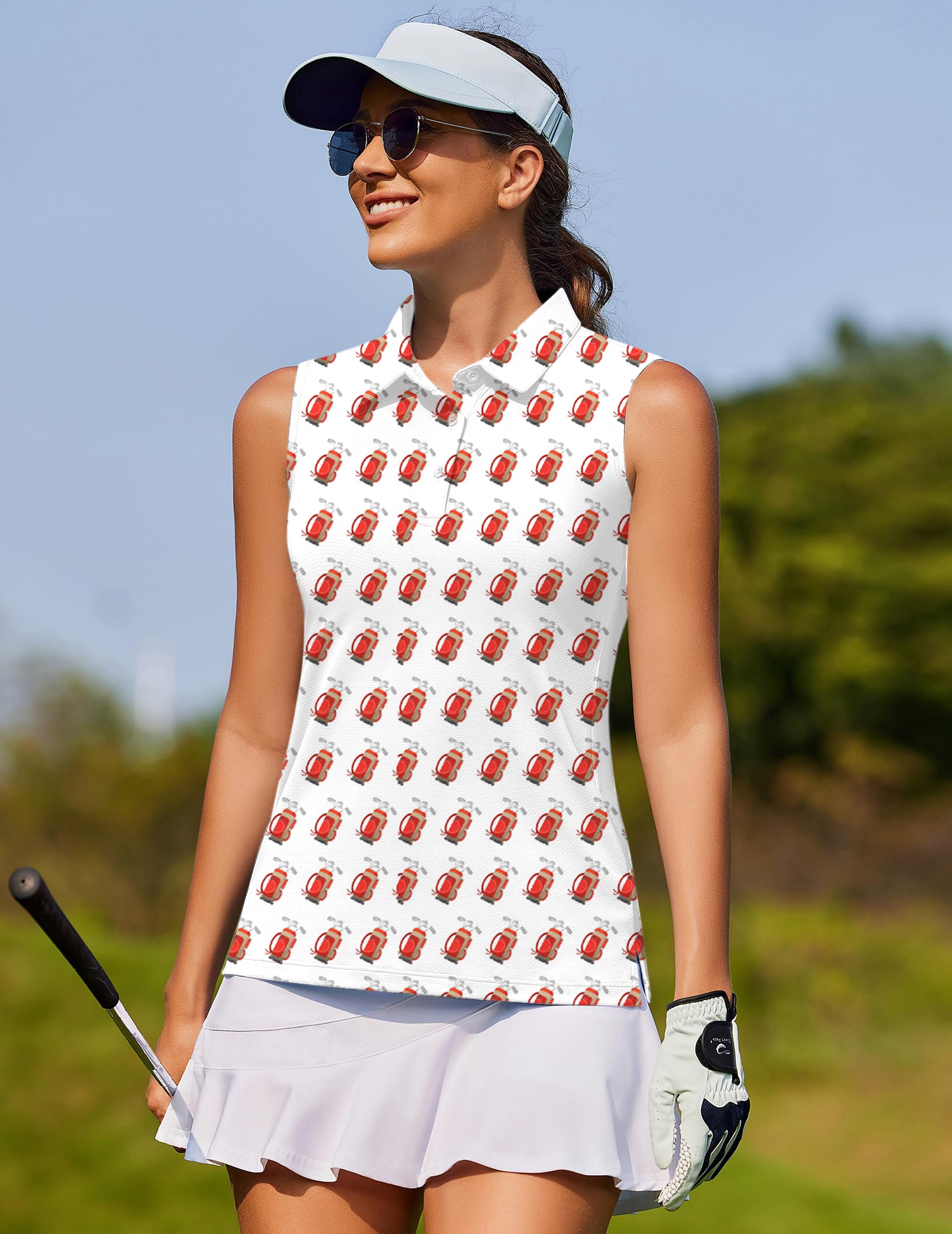 Golf bag Women's golf Sleeveless shirt