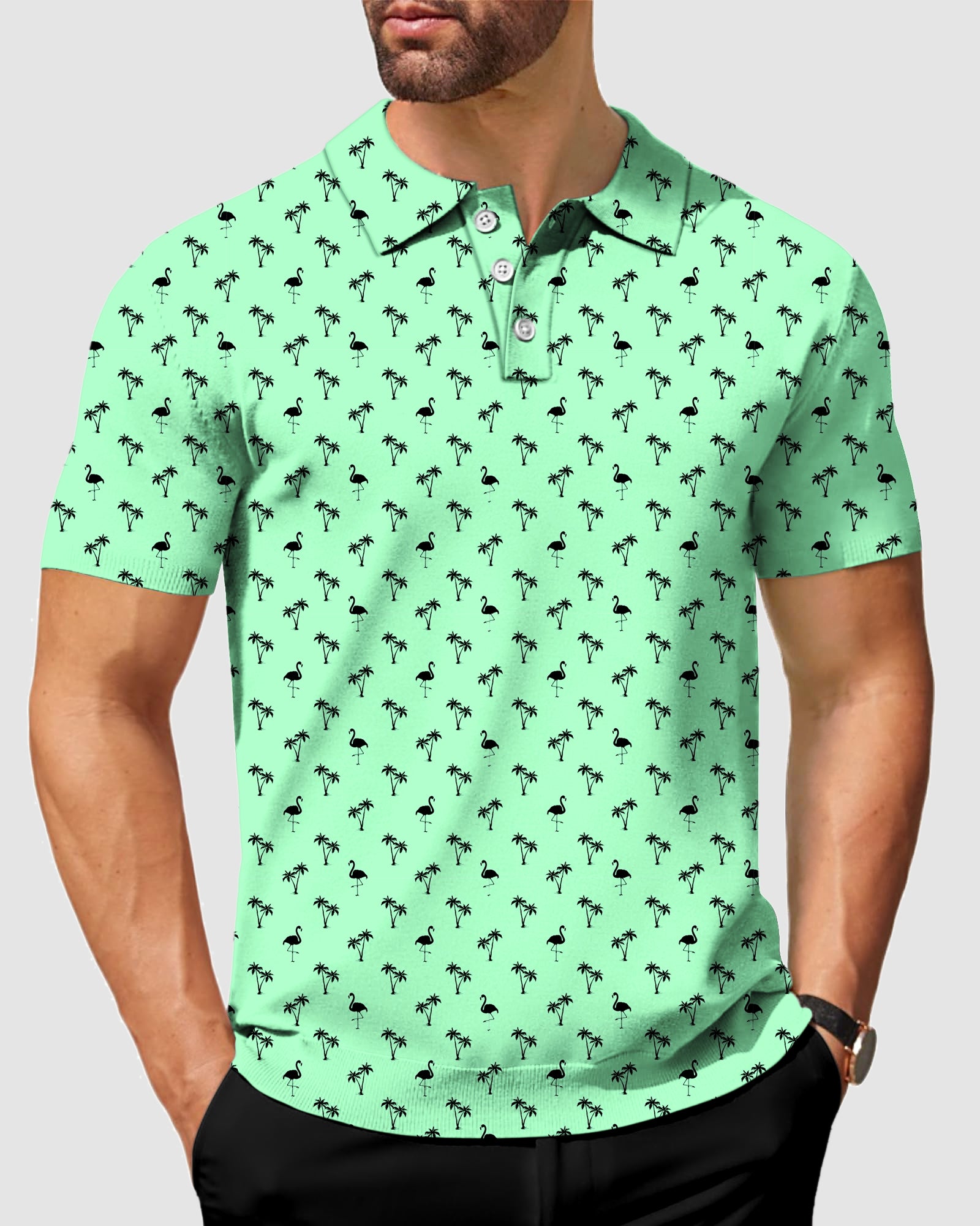 Men's Mint Mingo golf polo