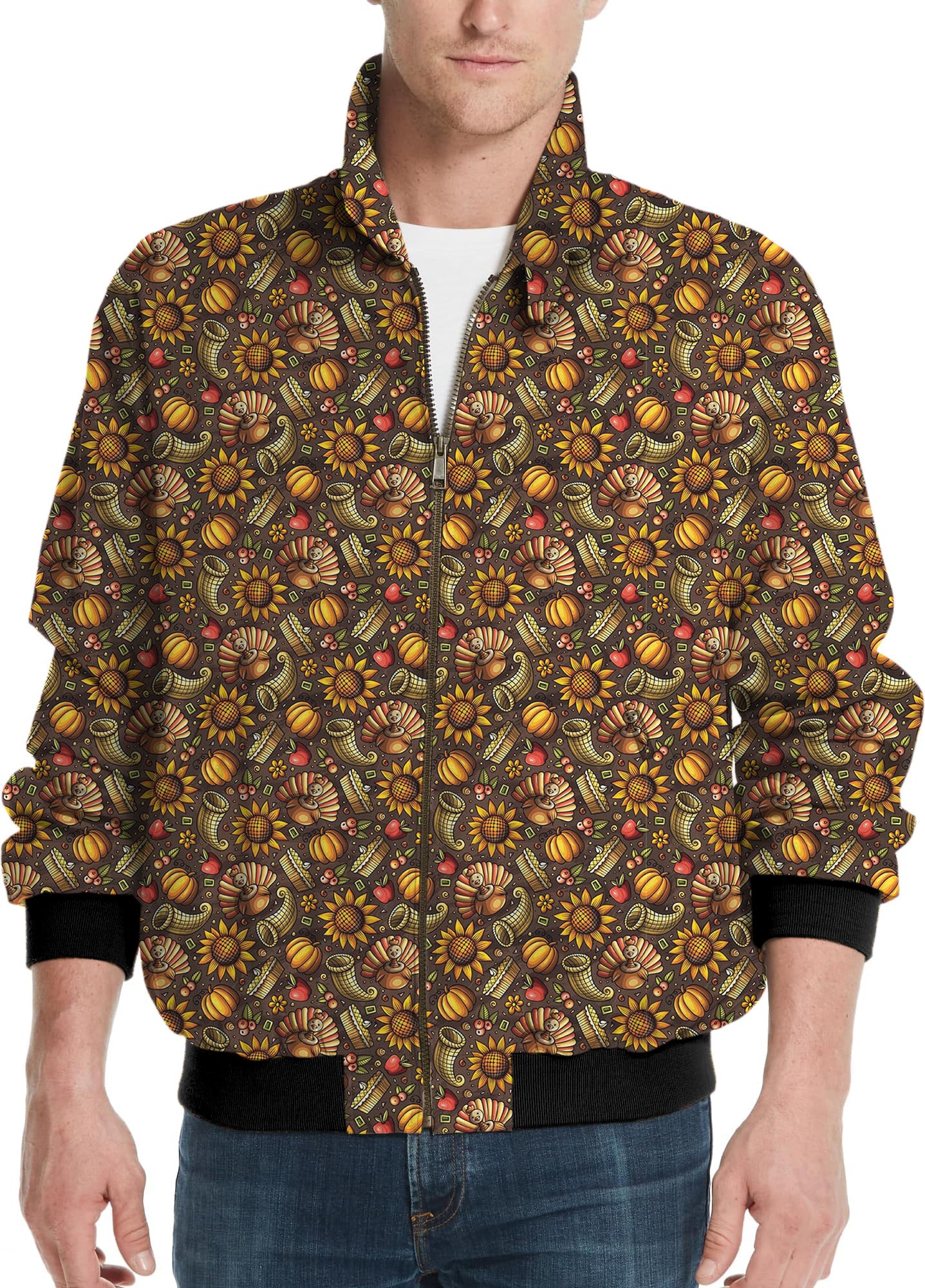 TurkeyTime-Men's Golf Windbreaker Light Jacket