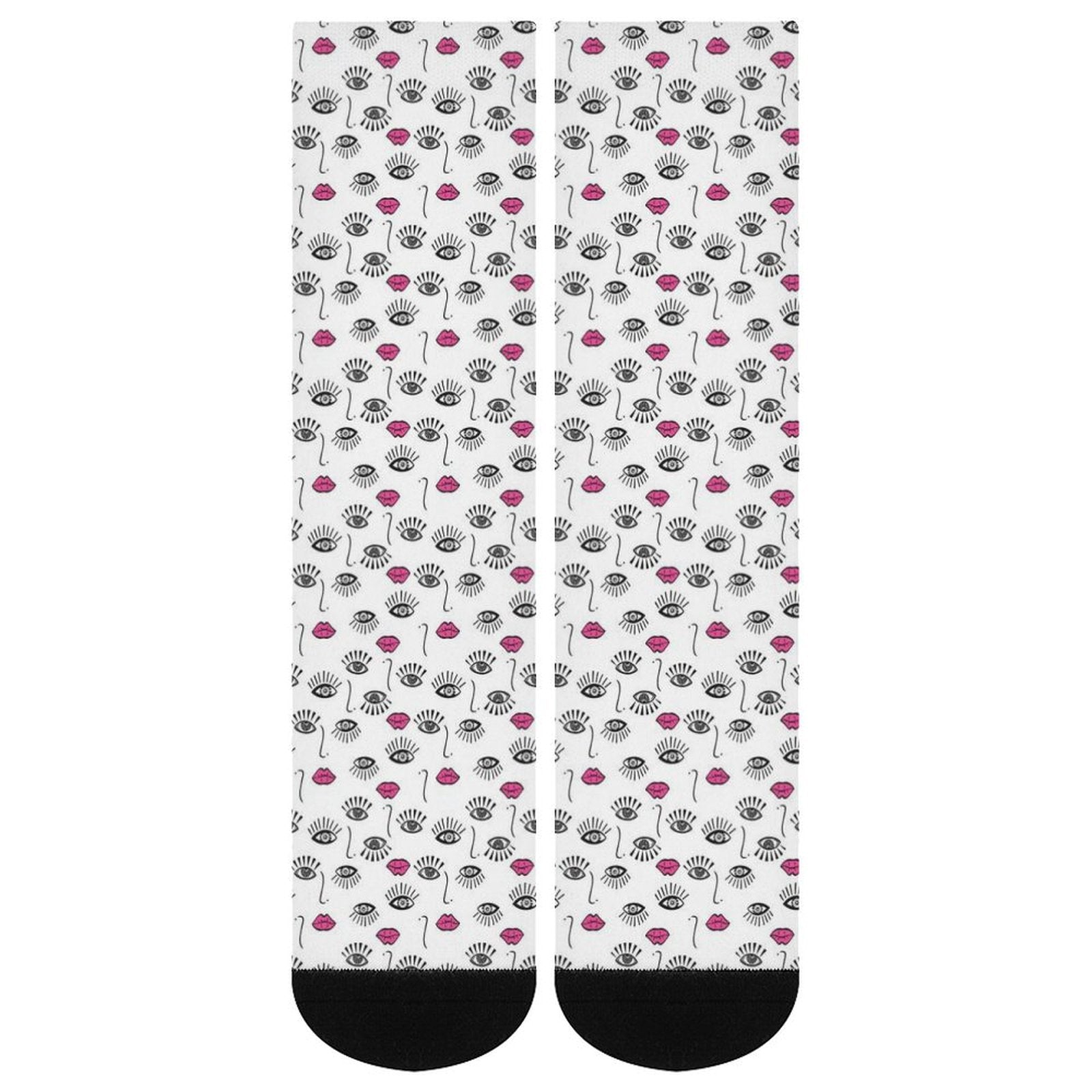 Sexy red lips Prined socks Gifts for Men Women