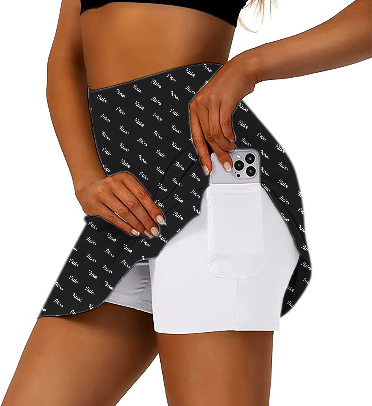 Women's Personalized name Custom your name Golf Skirts Inner Shorts Pocket